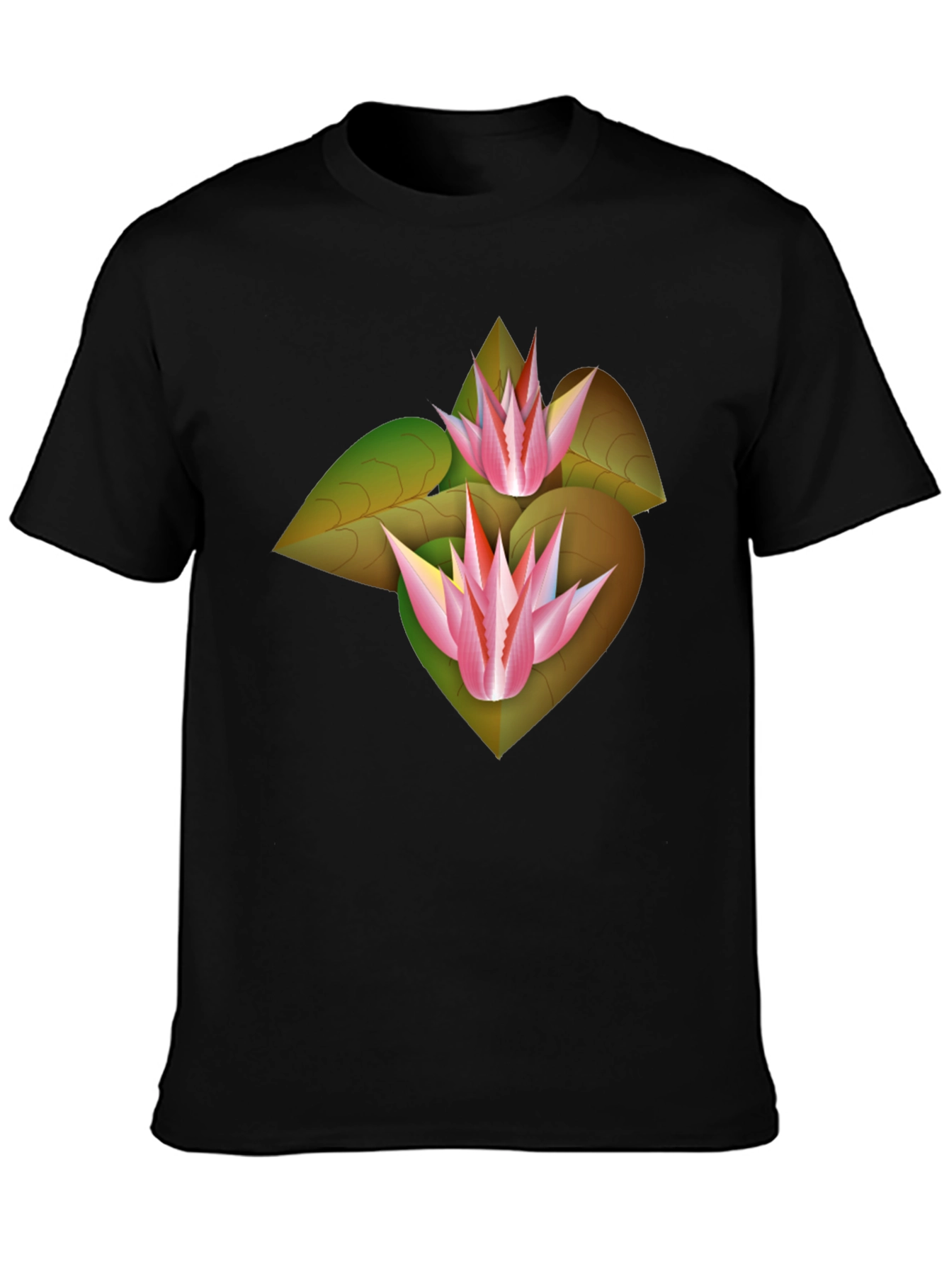 Botanical Bloom Tee - Unique Floral Design