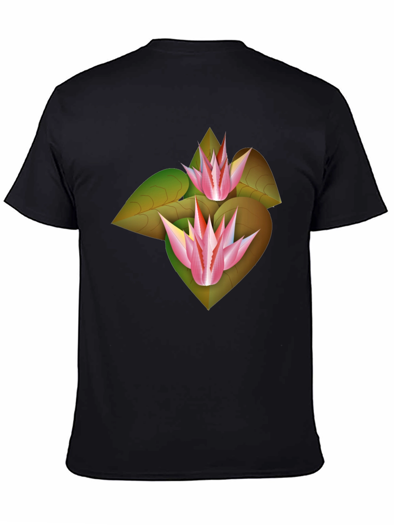 Botanical Bloom Tee - Unique Floral Design