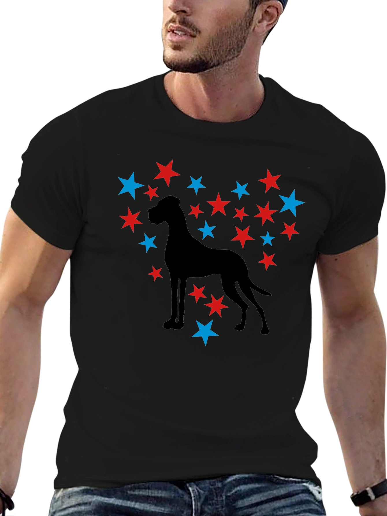 Dog Star Graphic Black T-Shirt