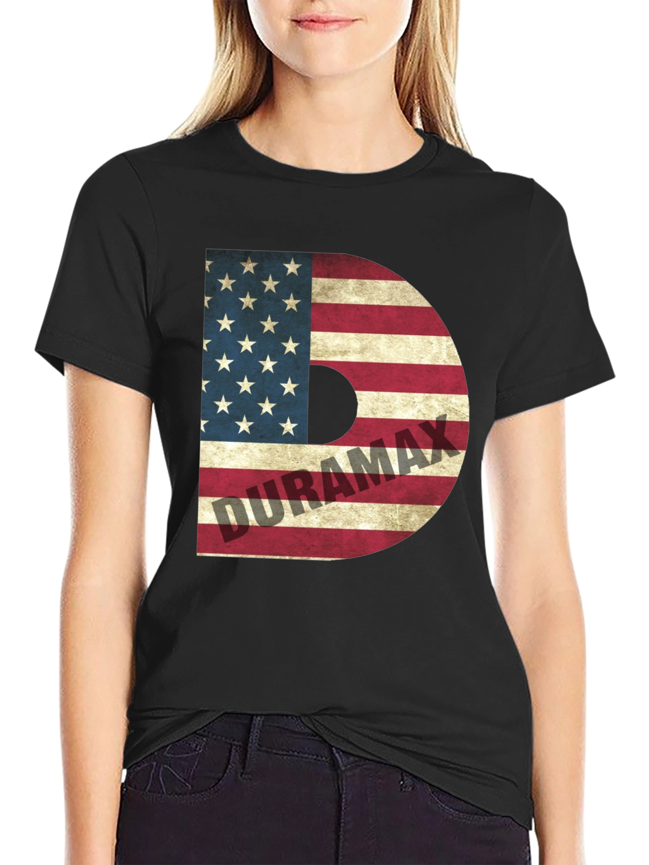 Duramax American Flag Graphic T-Shirt