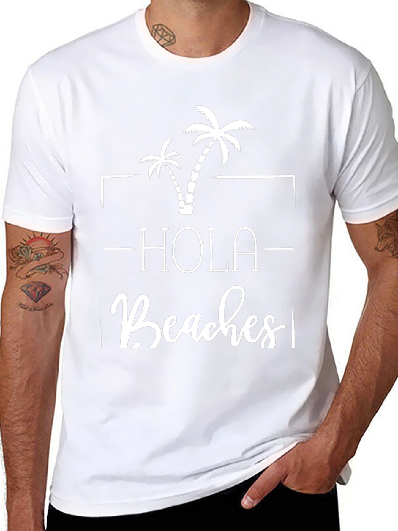 Hola Beaches Graphic T-Shirt