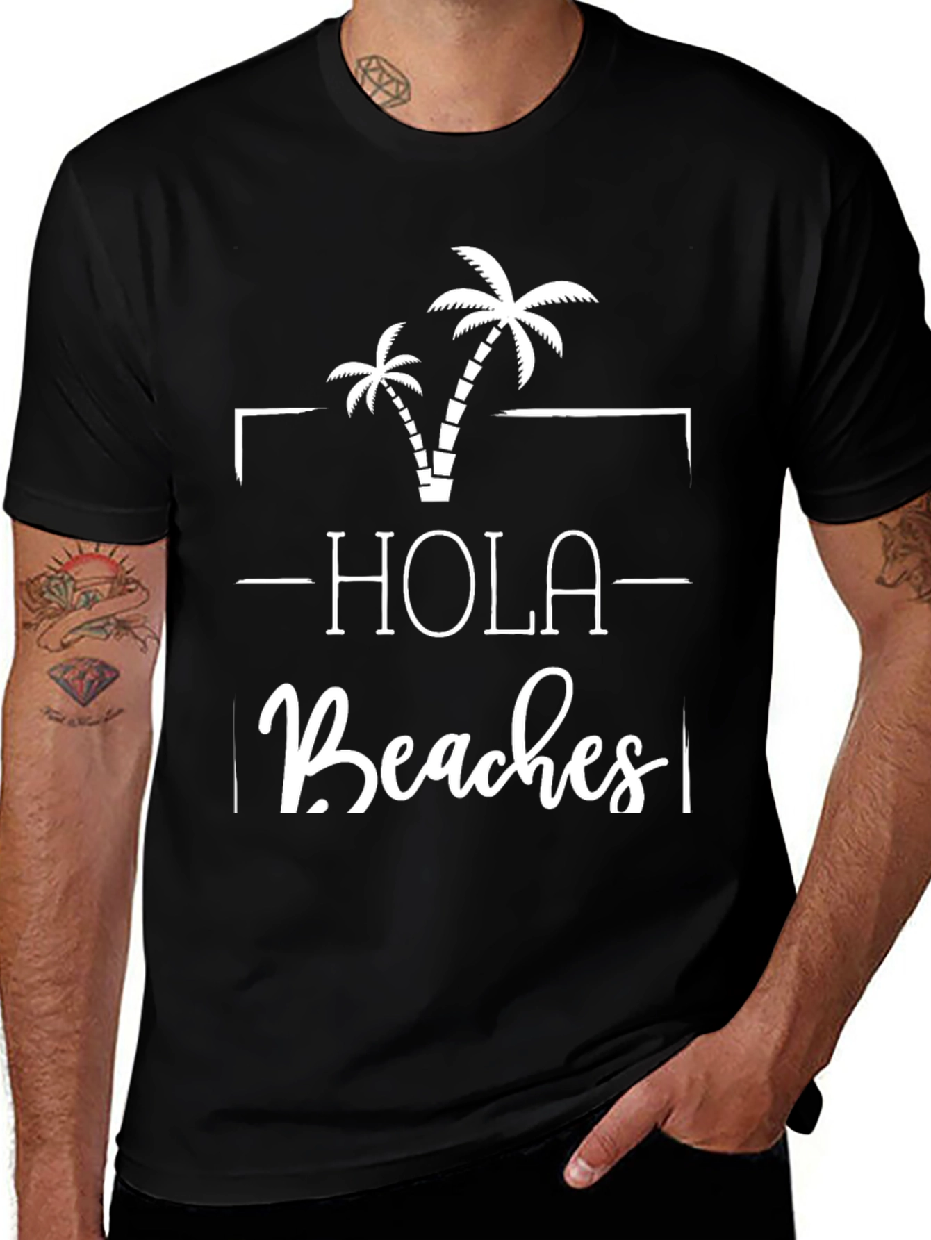 Hola Beaches Graphic T-Shirt