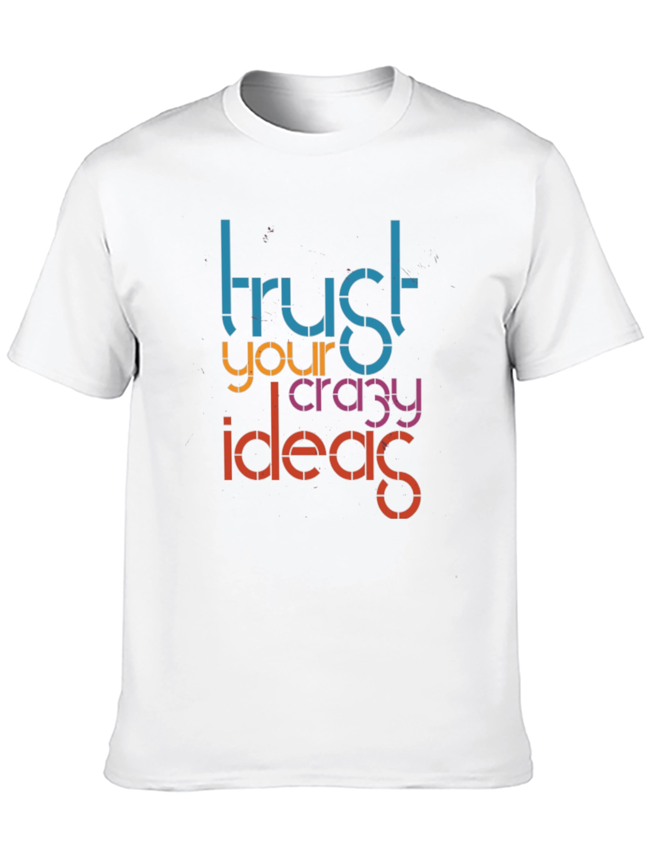 Trust Your Crazy Ideas Black Graphic Tee