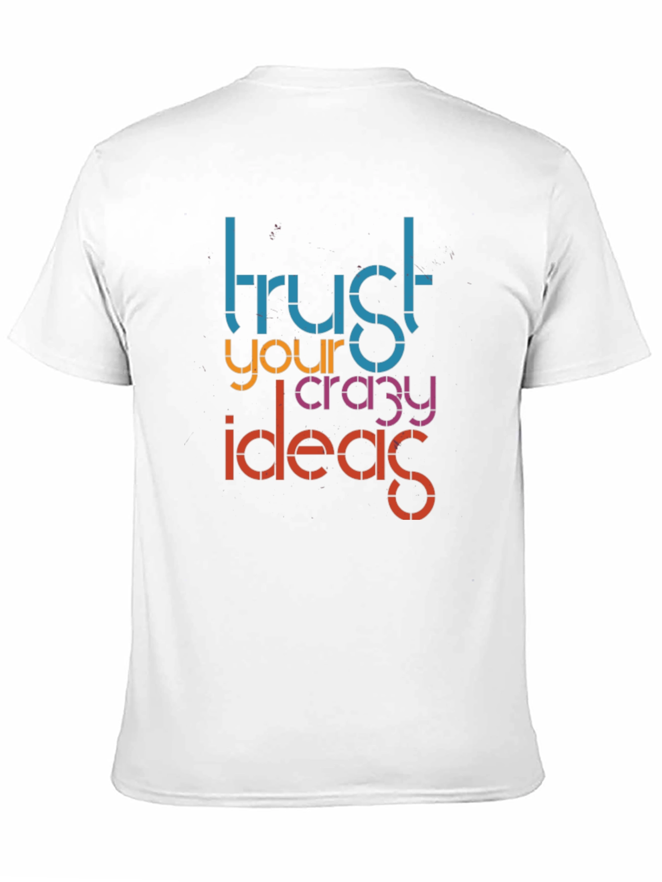 Trust Your Crazy Ideas Black Graphic Tee