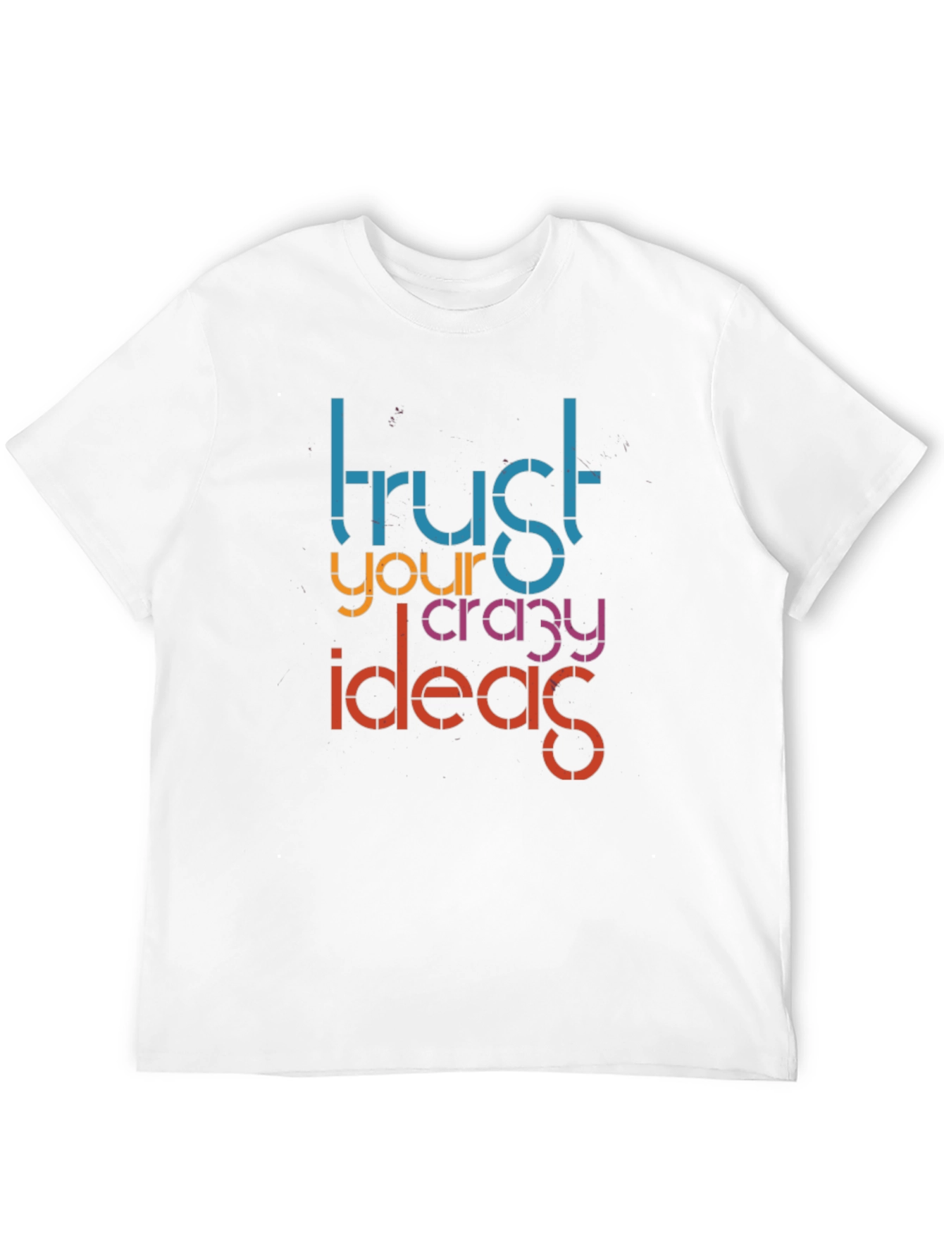 Trust Your Crazy Ideas Black Graphic Tee