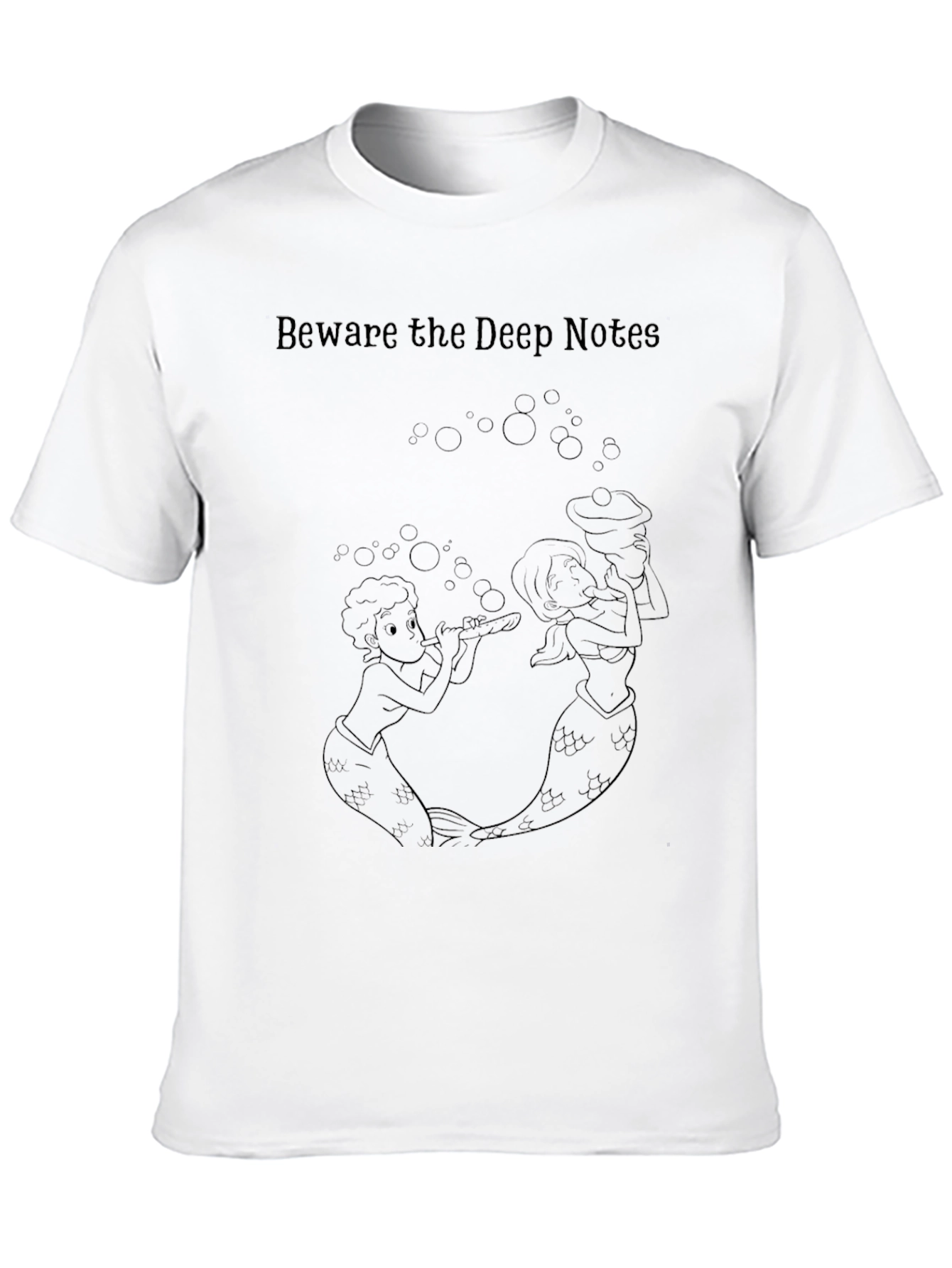 Beware the Deep Notes Graphic Tee