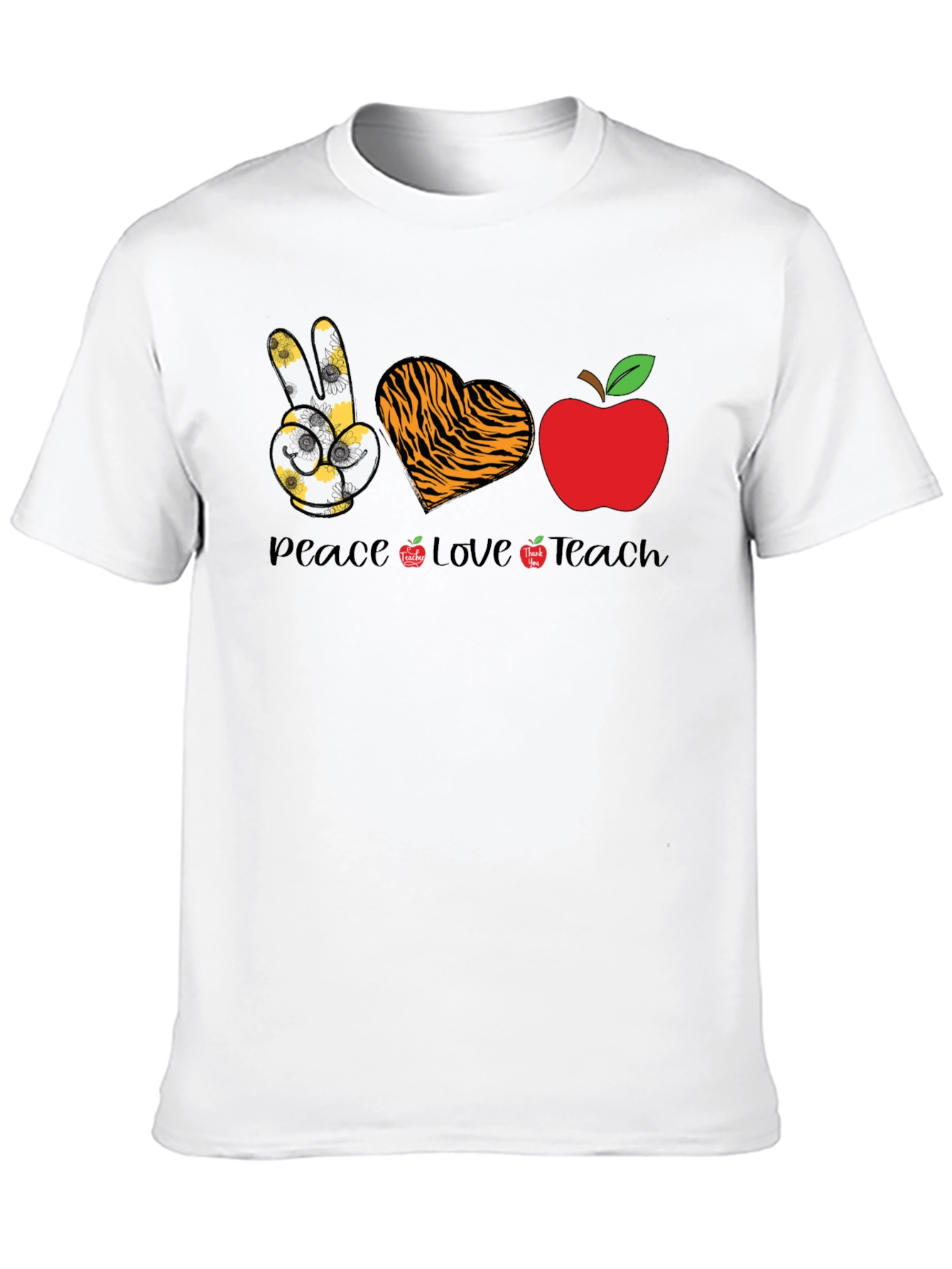 Peace Love Teach T-Shirt
