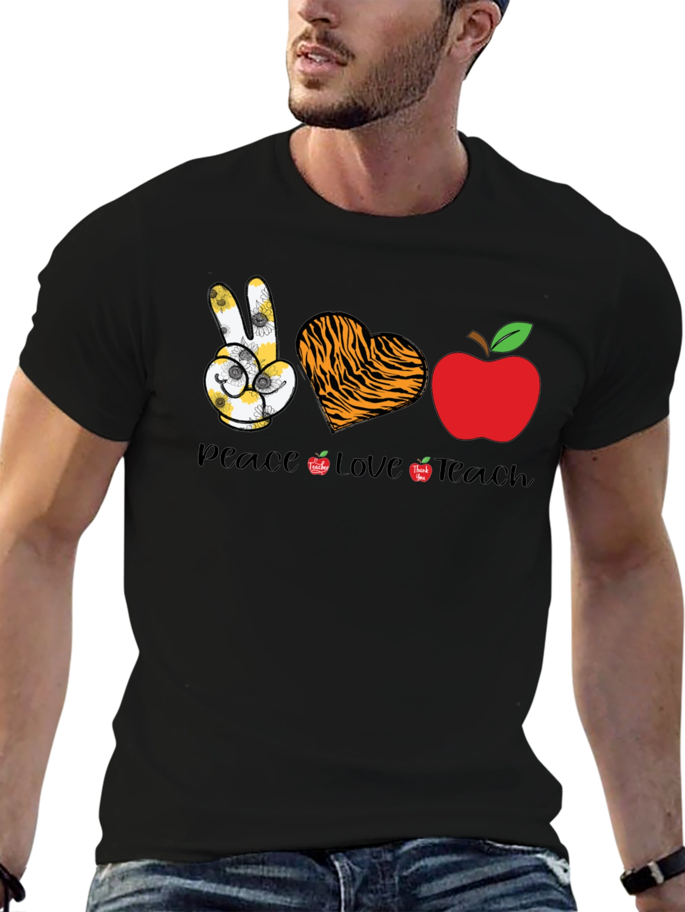 Peace Love Teach T-Shirt