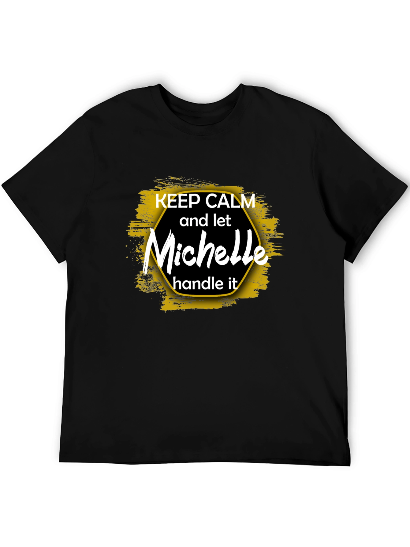 Keep Calm Michelle T-Shirt Funny Personalized Name Tee