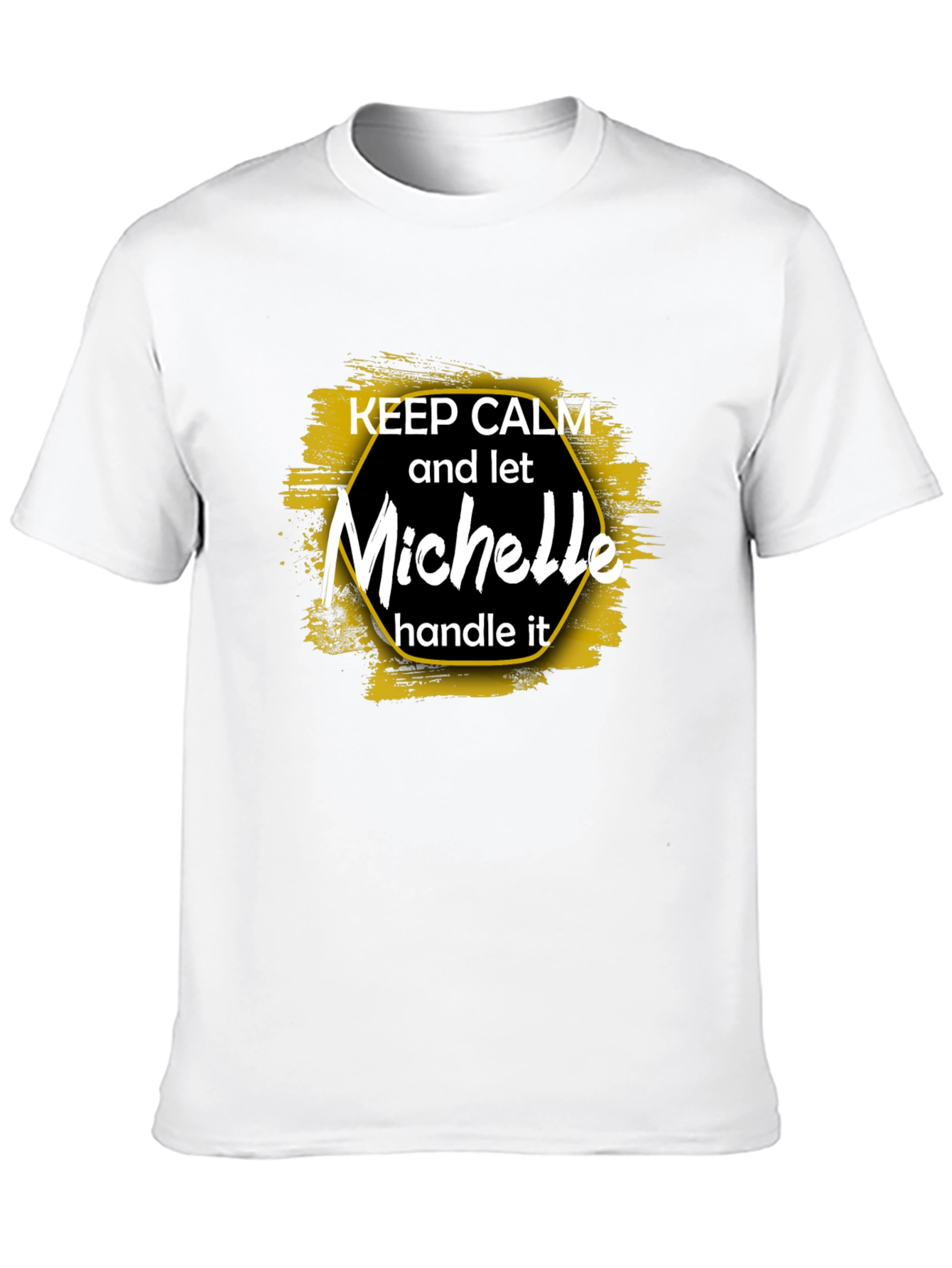 Keep Calm Michelle T-Shirt Funny Personalized Name Tee