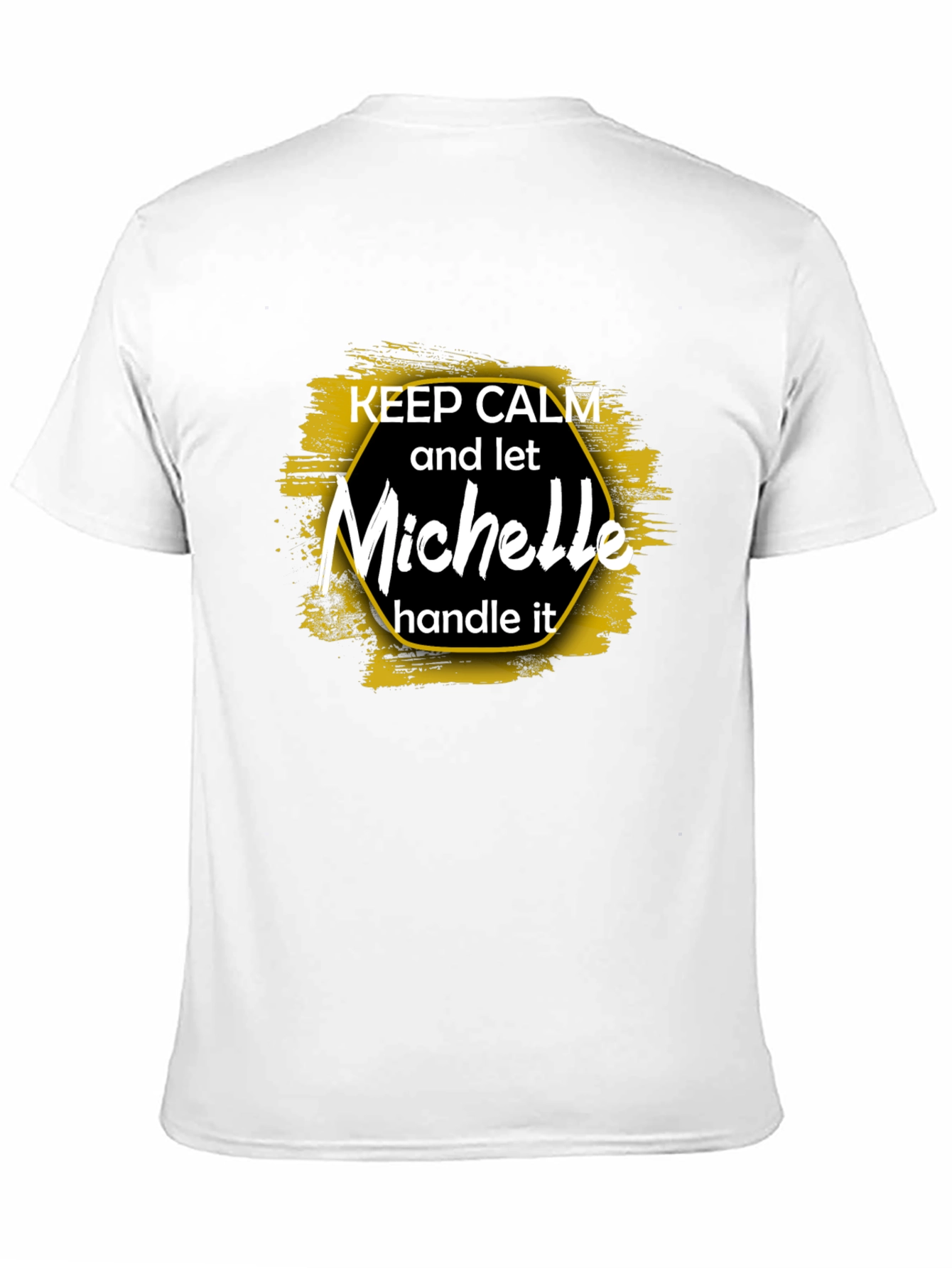 Keep Calm Michelle T-Shirt Funny Personalized Name Tee