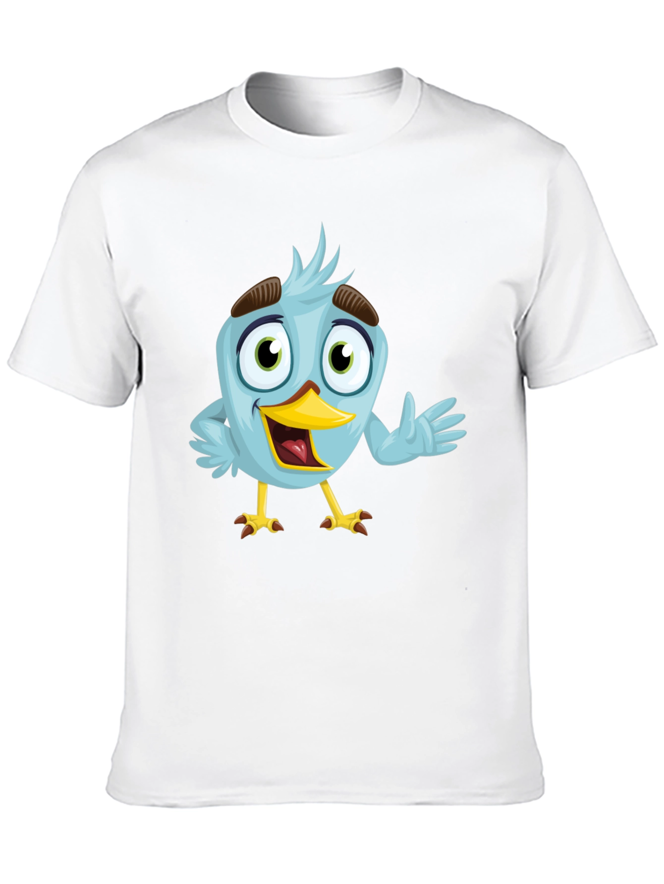 Cartoon Bird Graphic Tee - Funky & Fun Apparel