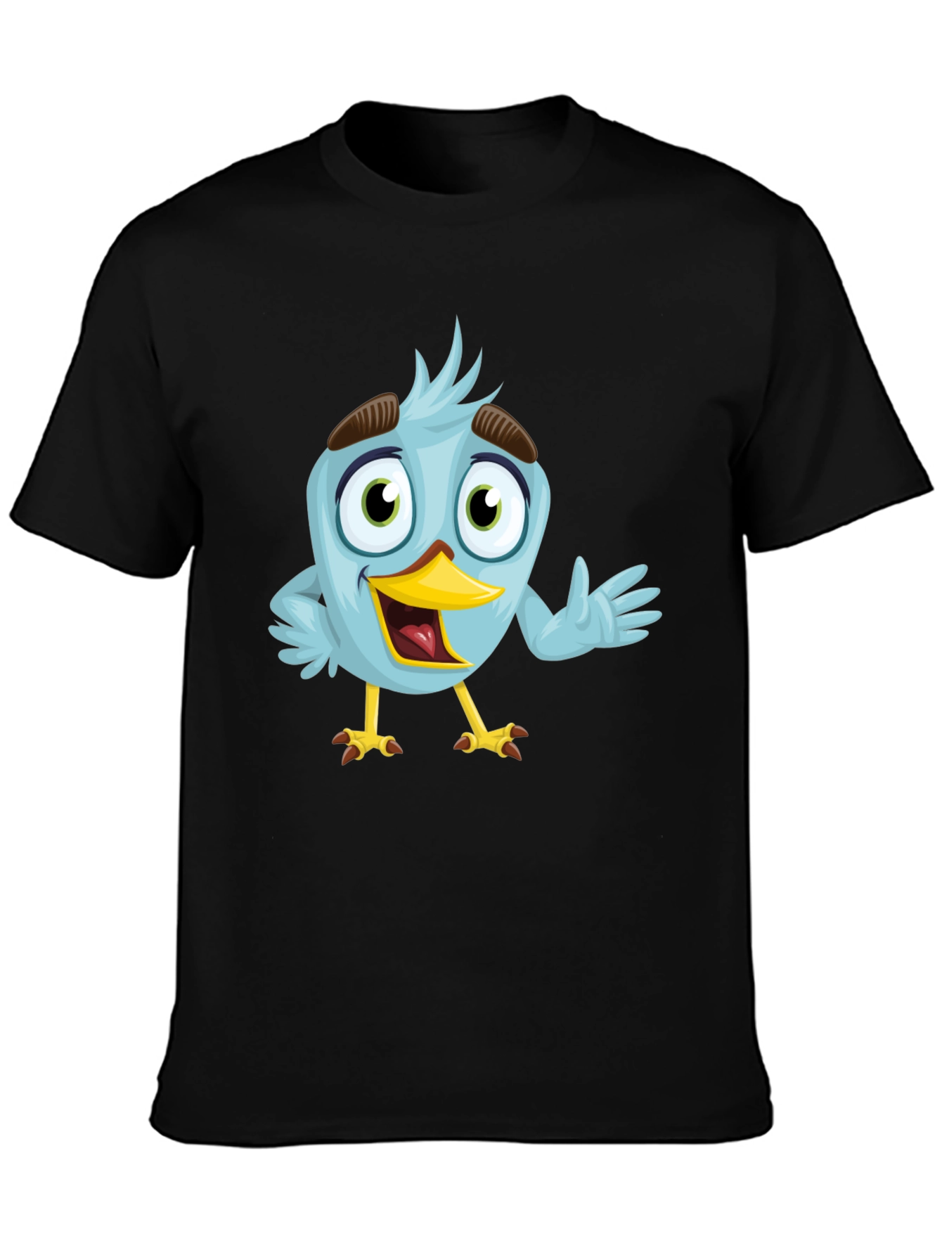 Cartoon Bird Graphic Tee - Funky & Fun Apparel