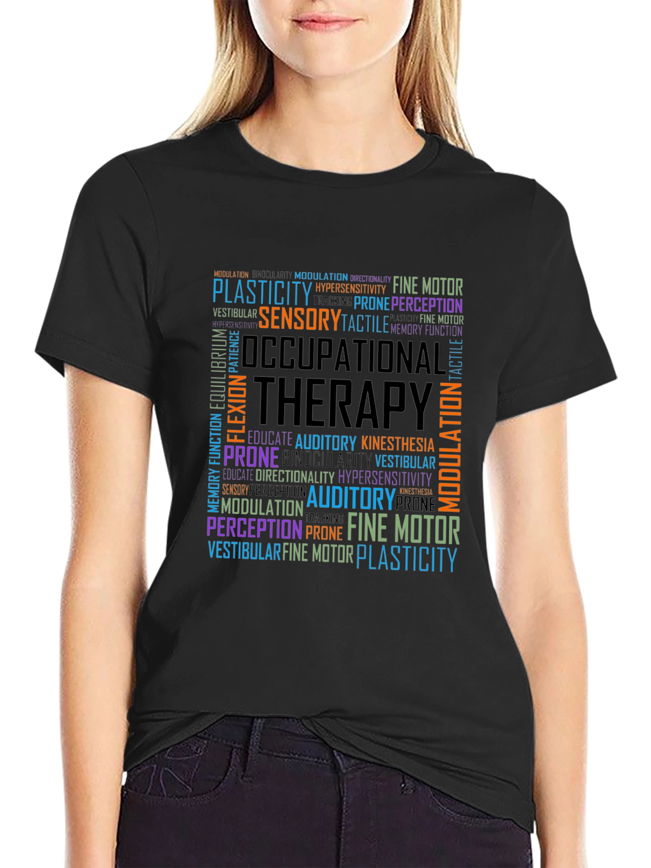 Occupational Therapy Word Art T-Shirt