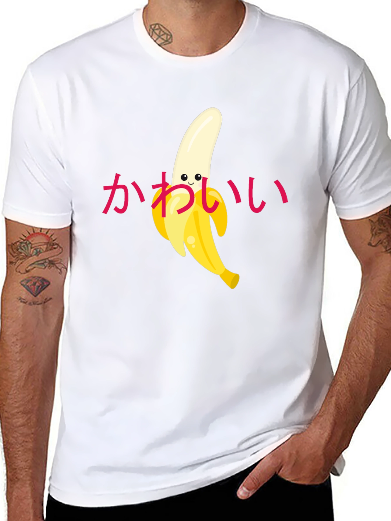 Kawaii Banana Graphic Tee - Cute & Comfy