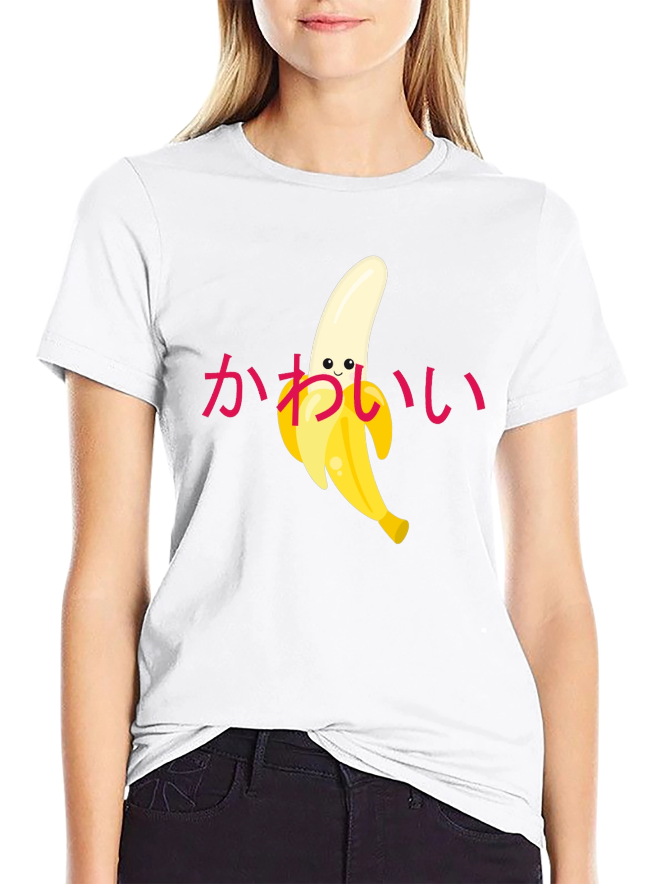 Kawaii Banana Graphic Tee - Cute & Comfy