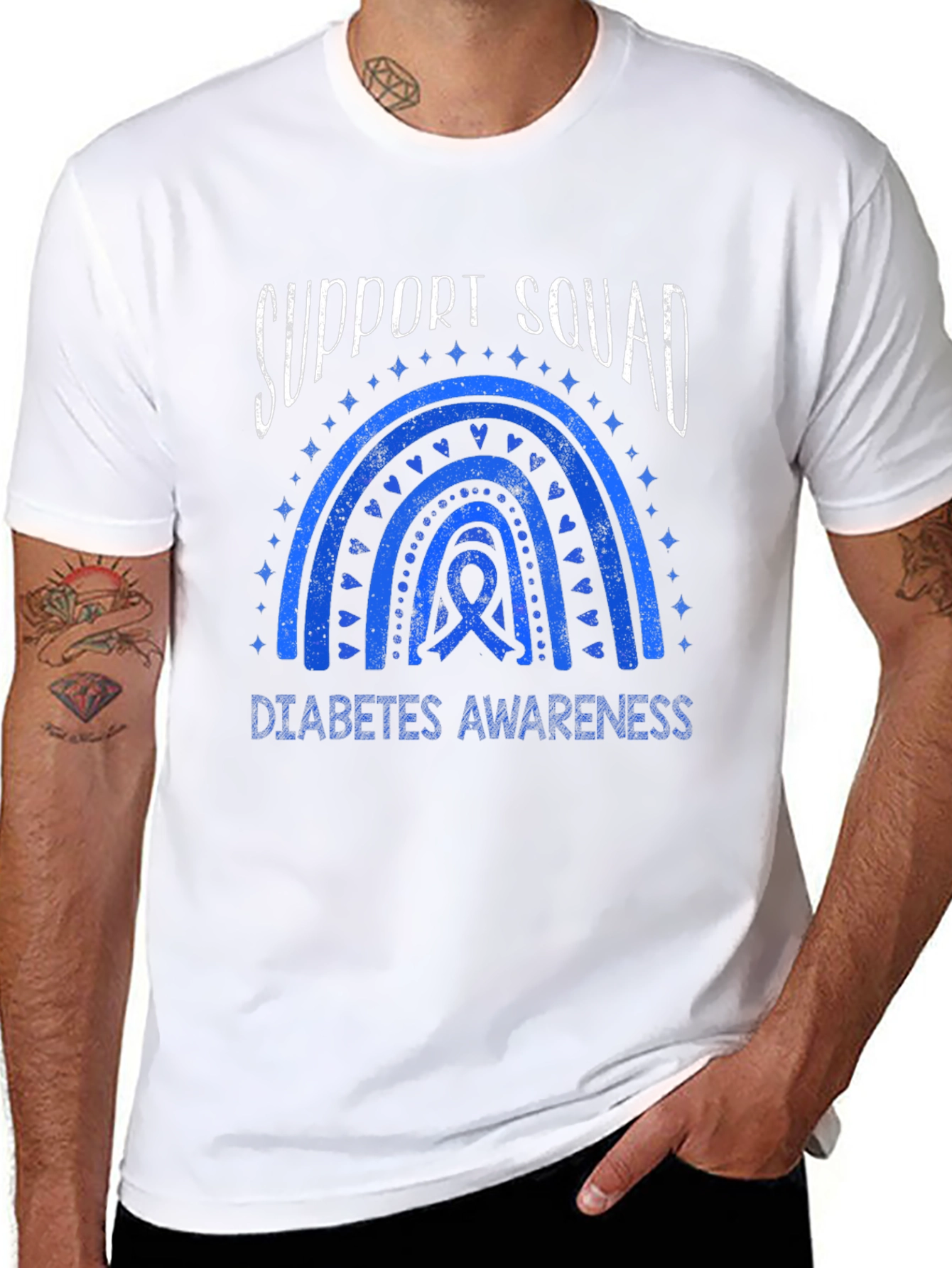 Diabetes Awareness Support Squad T-Shirt
