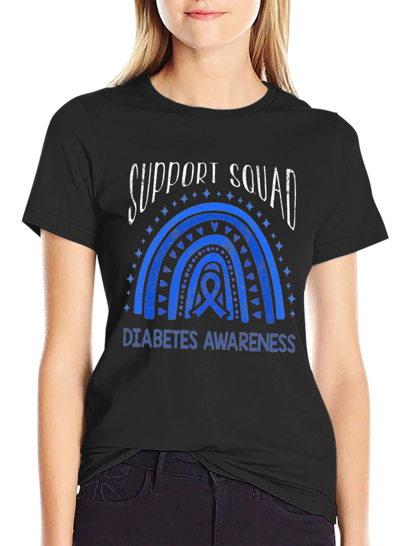 Diabetes Awareness Support Squad T-Shirt