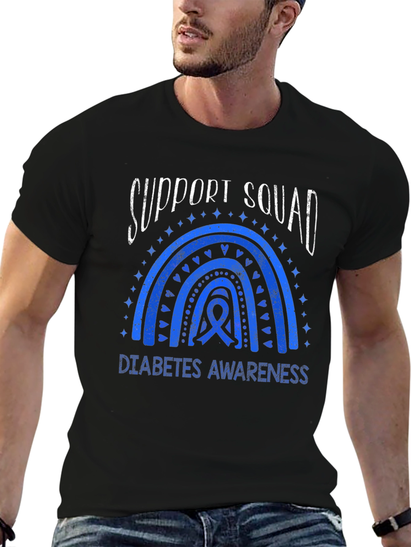 Diabetes Awareness Support Squad T-Shirt