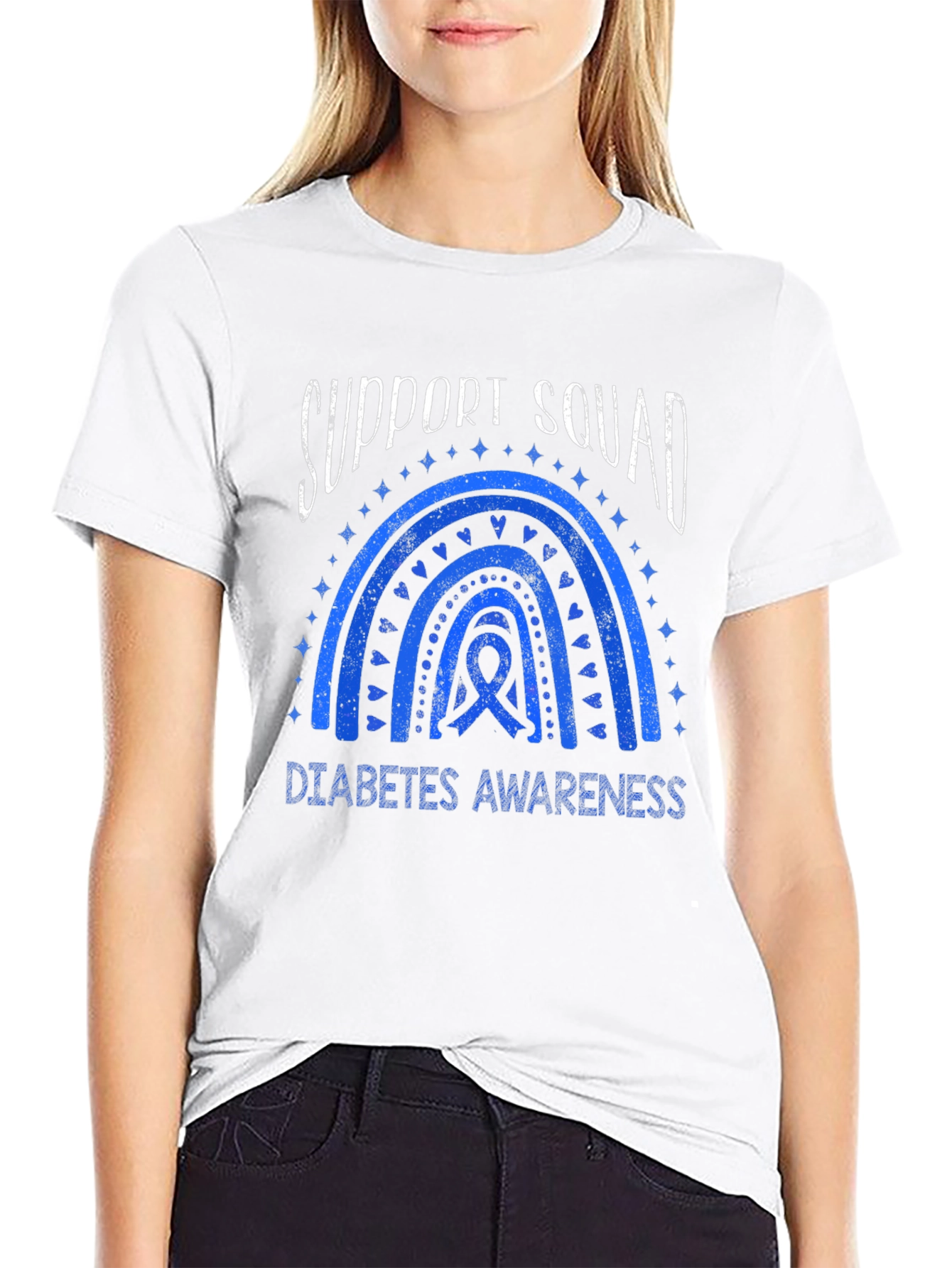 Diabetes Awareness Support Squad T-Shirt