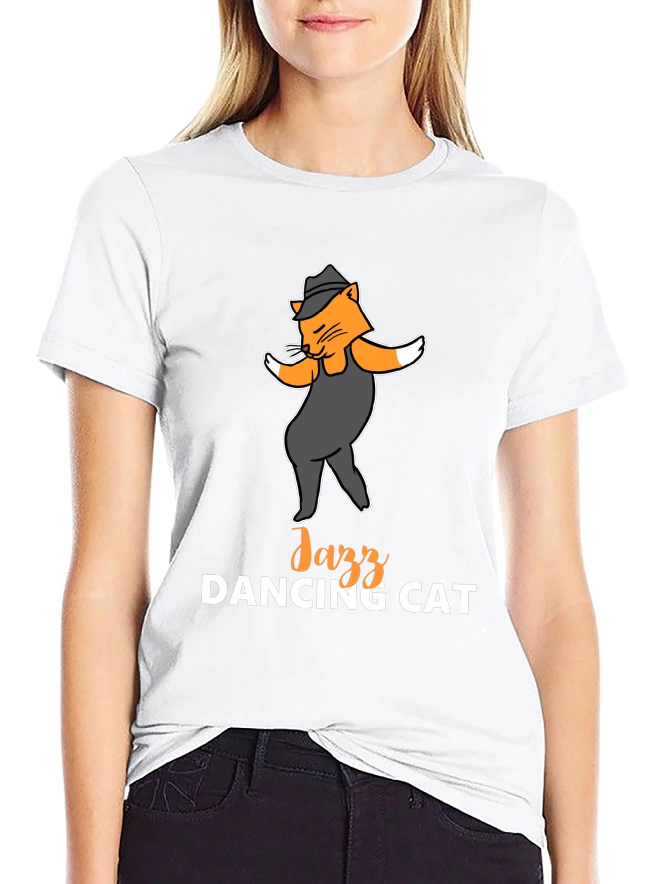 Jazz Dancing Cat T-Shirt - Cool Graphic Tee