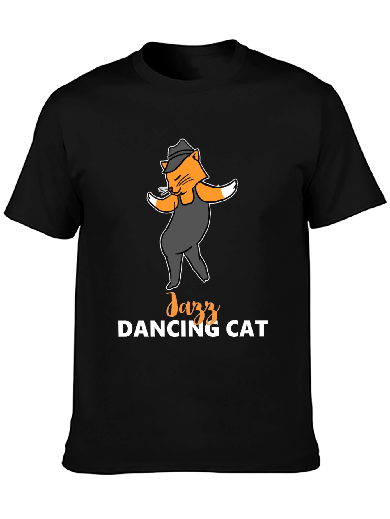 Jazz Dancing Cat T-Shirt - Cool Graphic Tee
