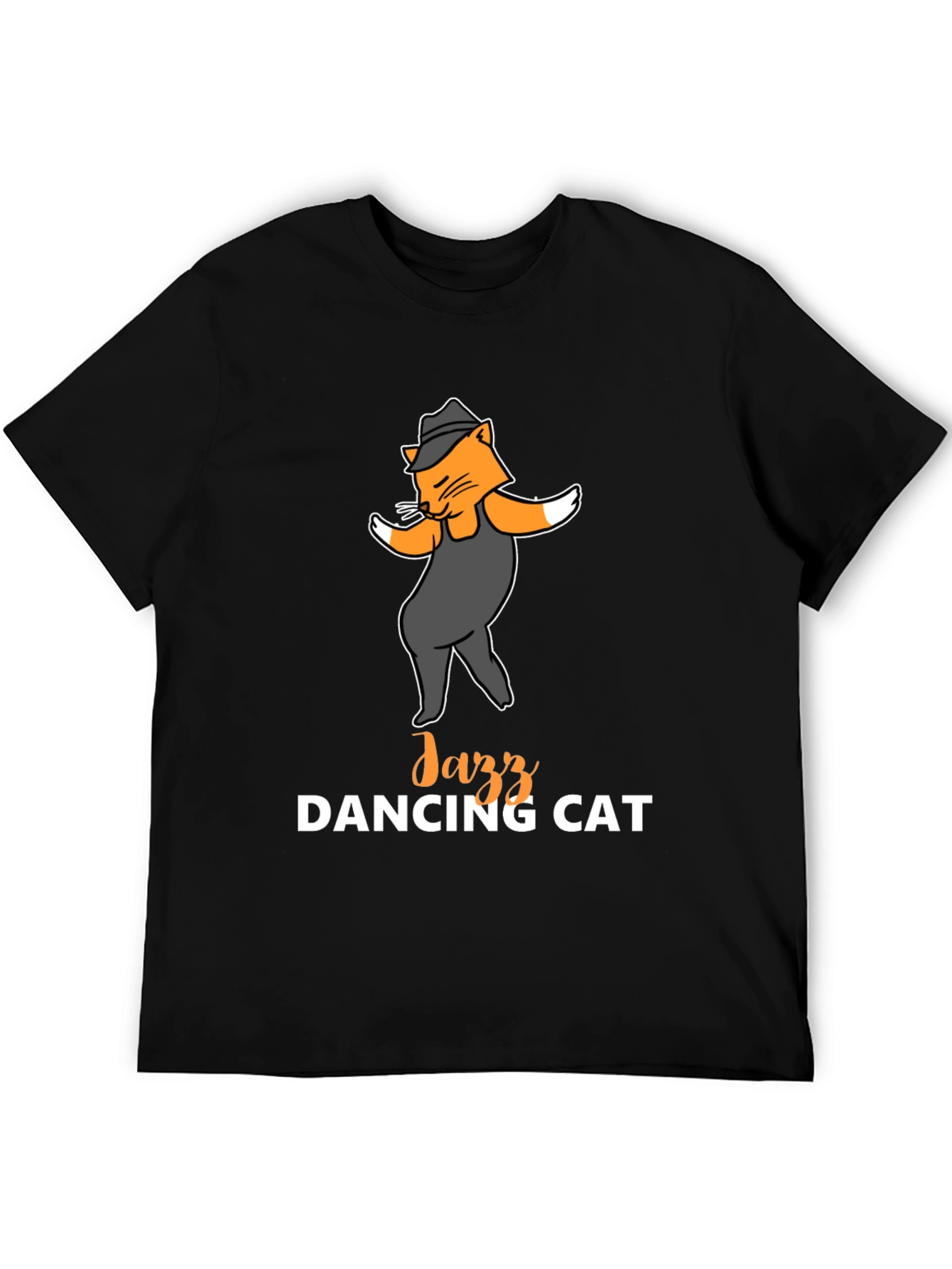 Jazz Dancing Cat T-Shirt - Cool Graphic Tee