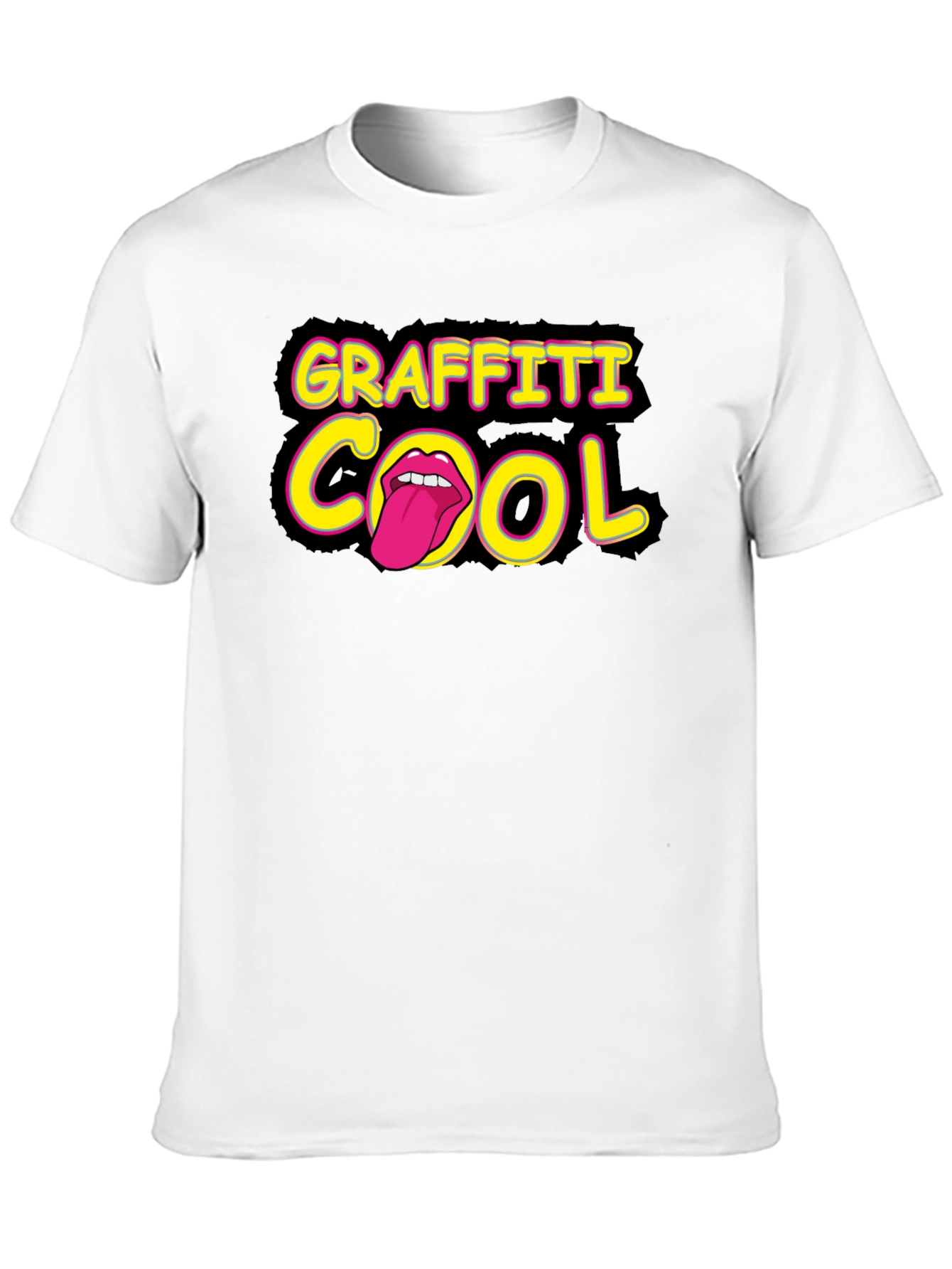 Graffiti Cool Black T-Shirt