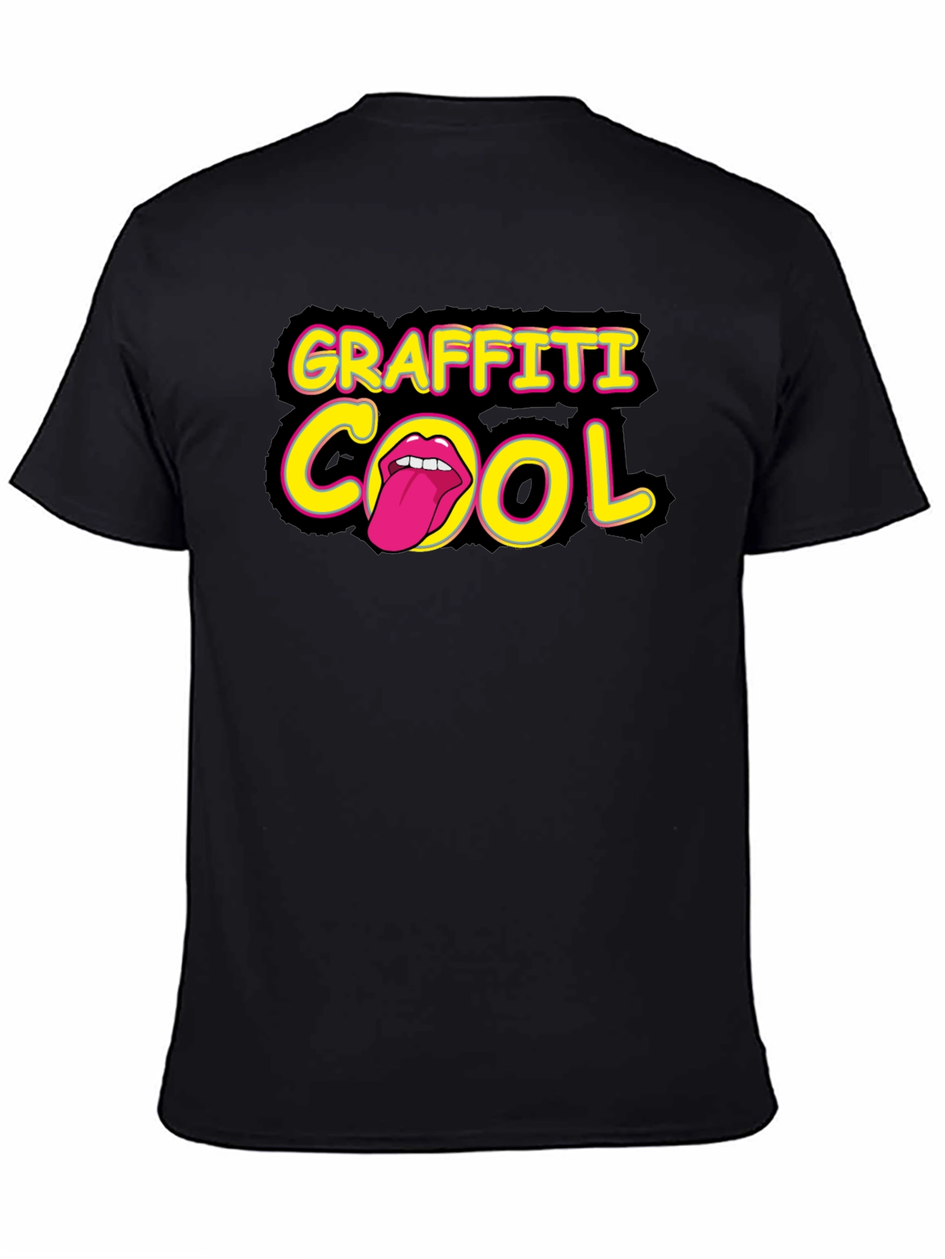 Graffiti Cool Black T-Shirt