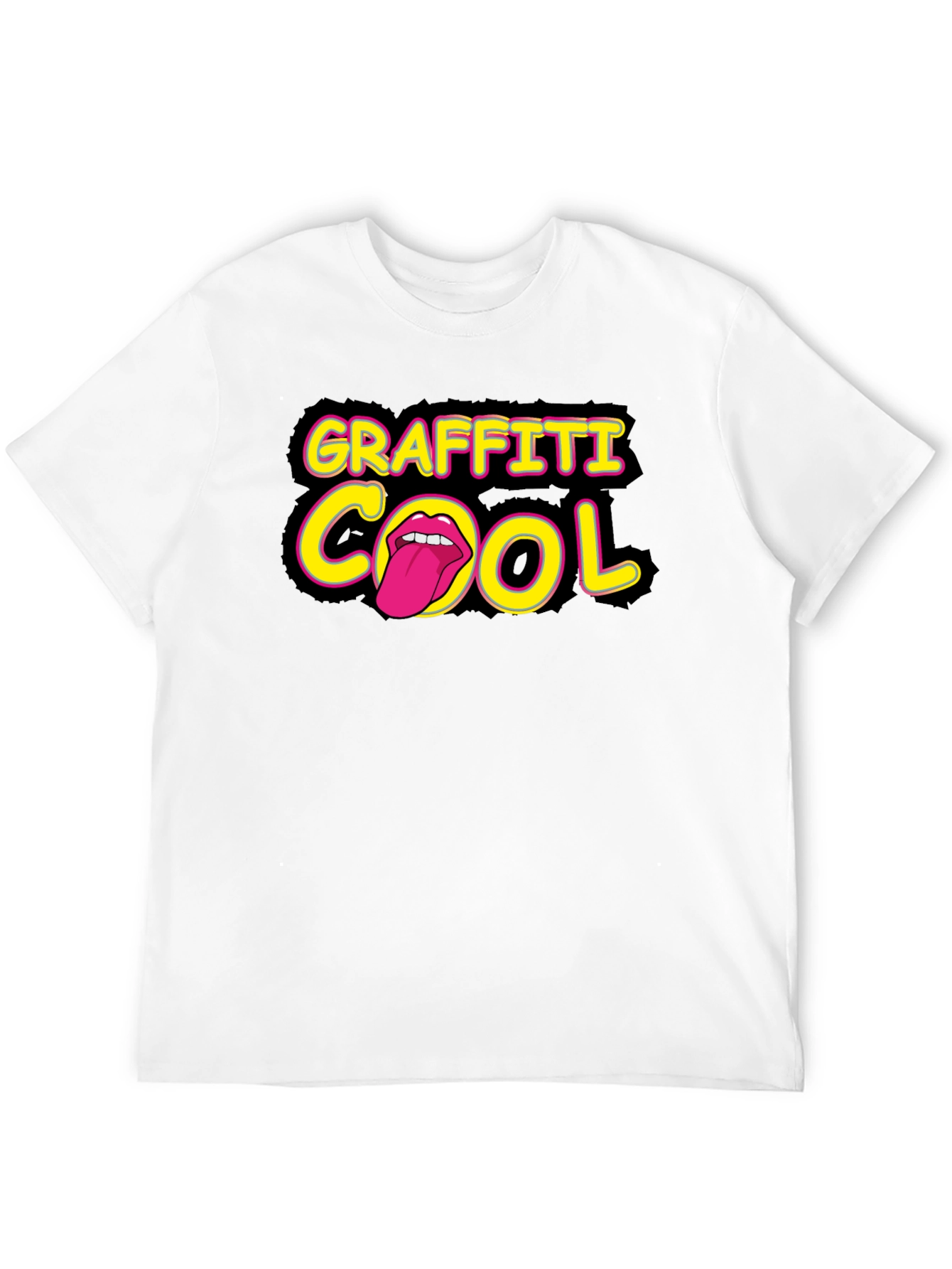 Graffiti Cool Black T-Shirt