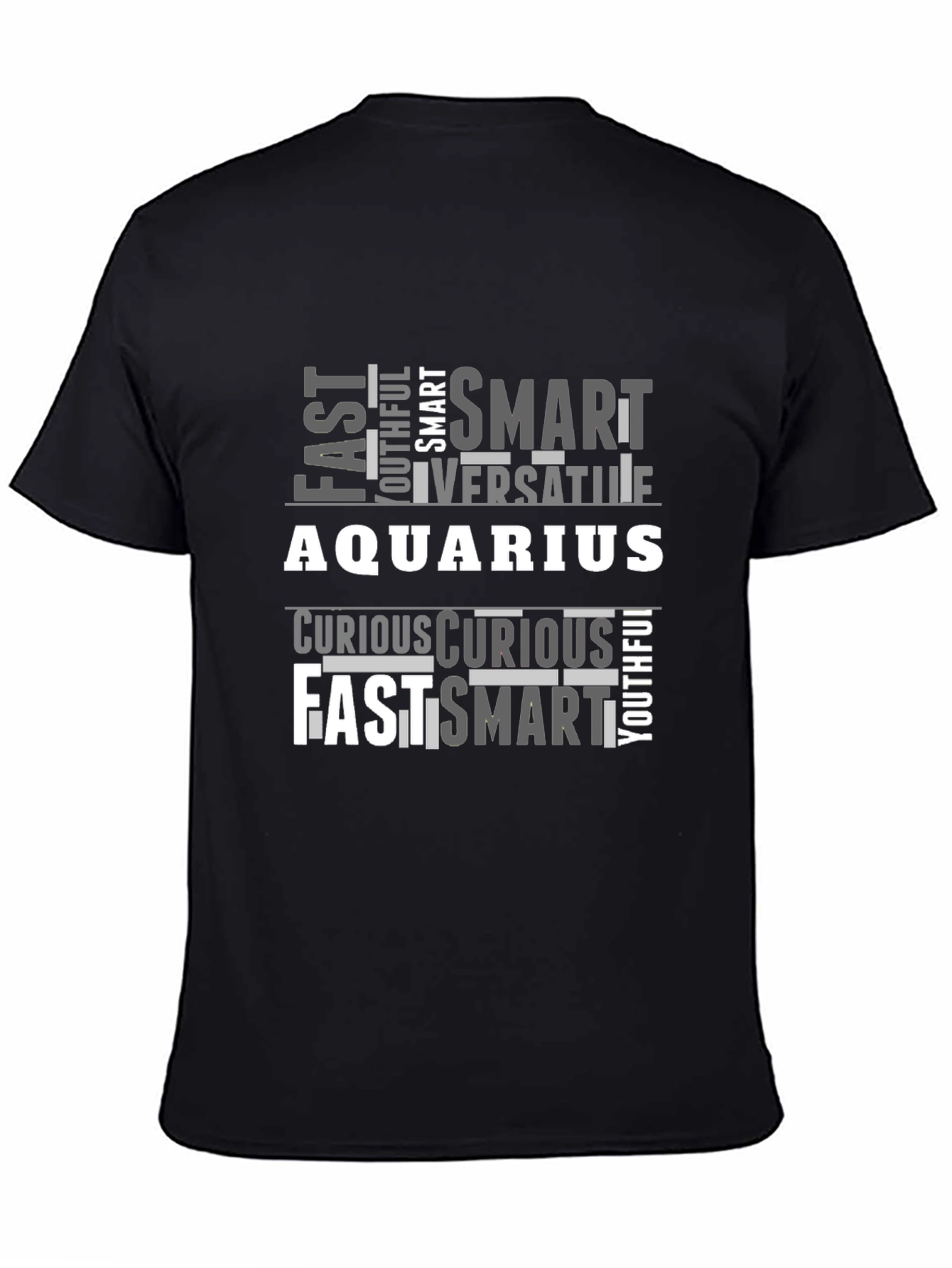 Aquarius Zodiac T-Shirt: Smart Fast Versatile Design