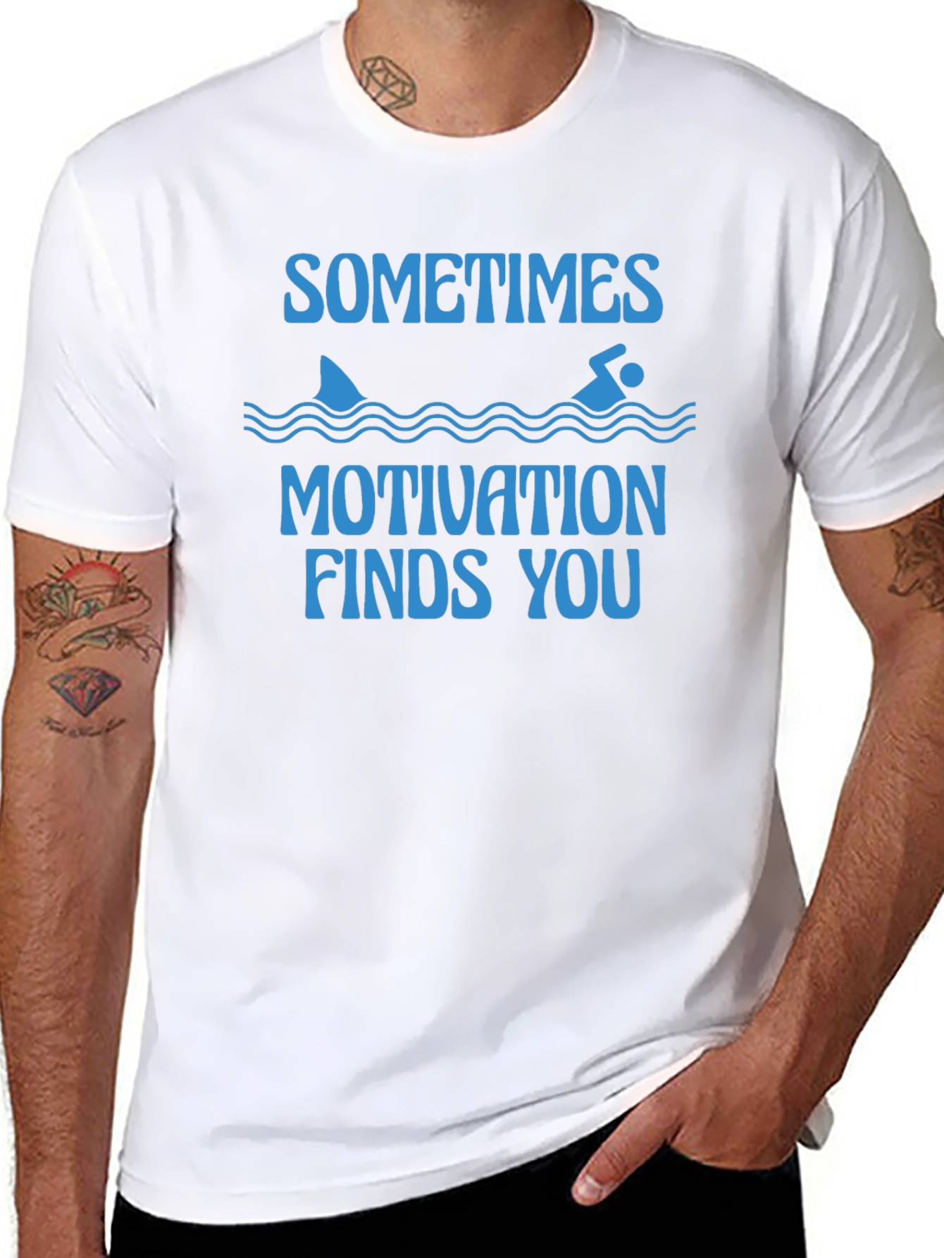 Sometimes Motivation Finds You T-Shirt
