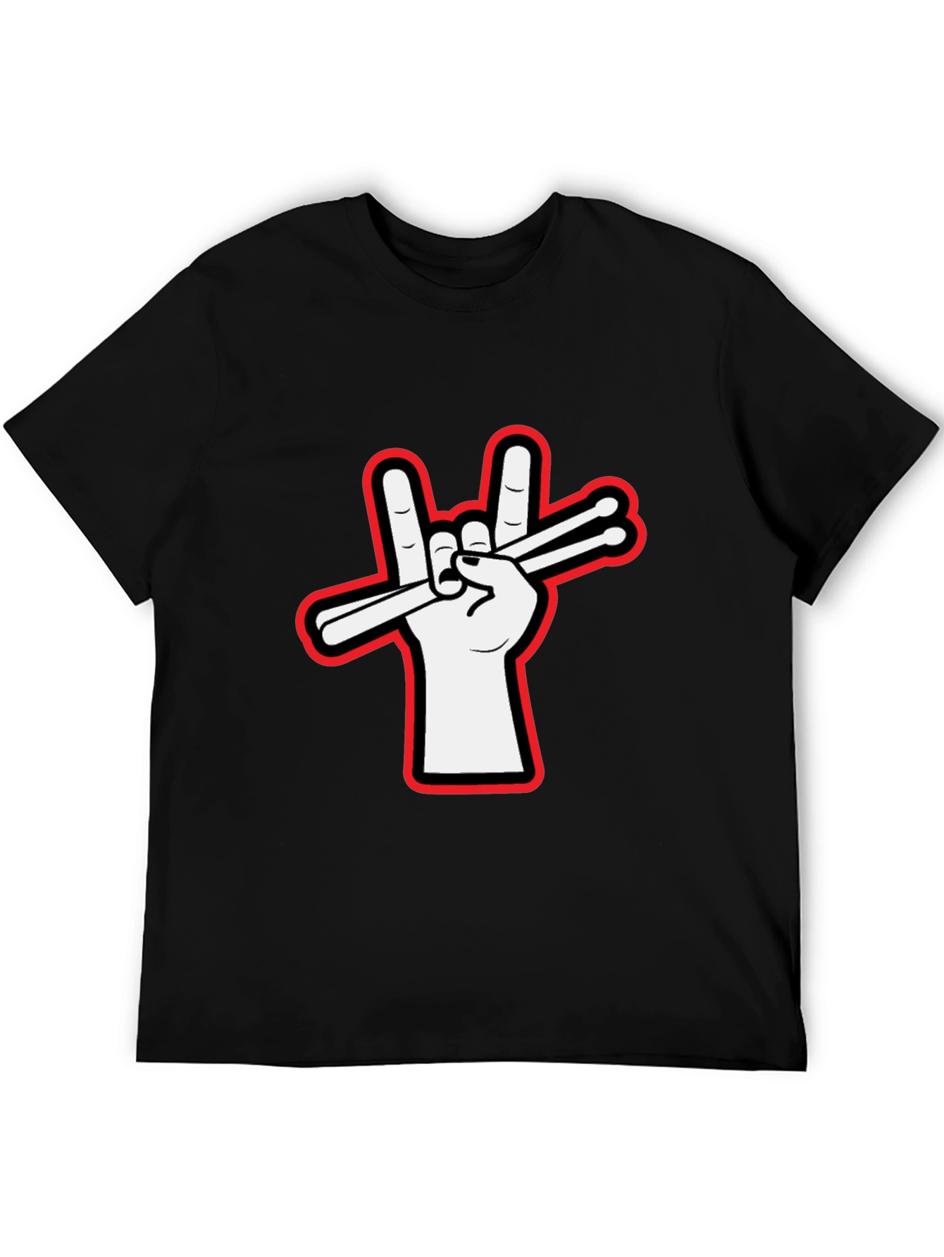 Rock Hand Drum Sticks T-Shirt