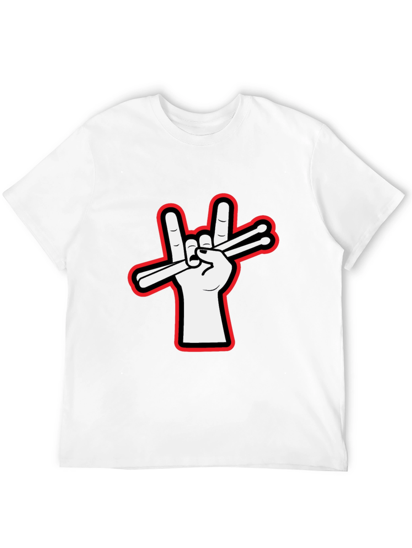 Rock Hand Drum Sticks T-Shirt