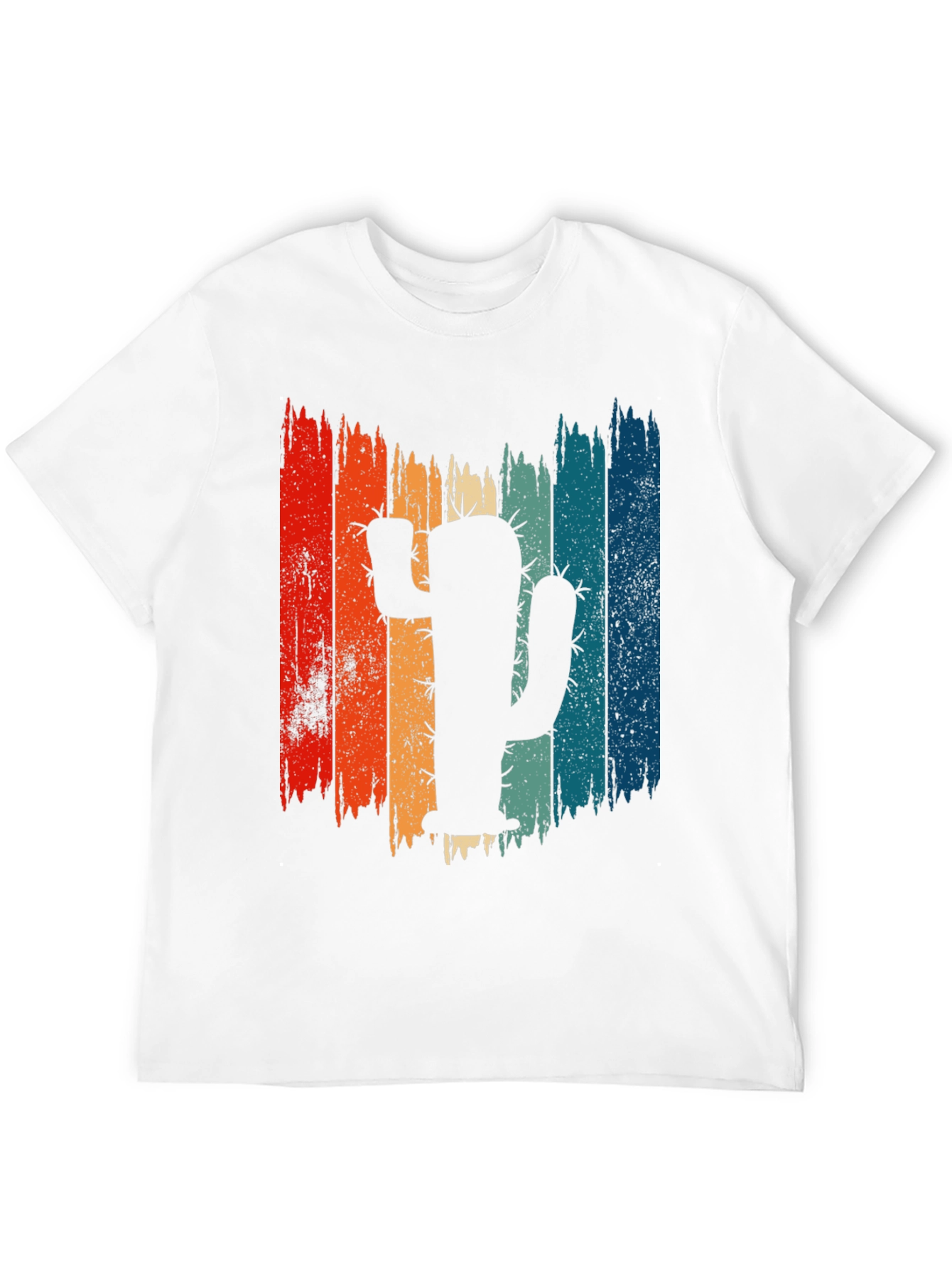 Retro Cactus Graphic Tee - Desert Vibes
