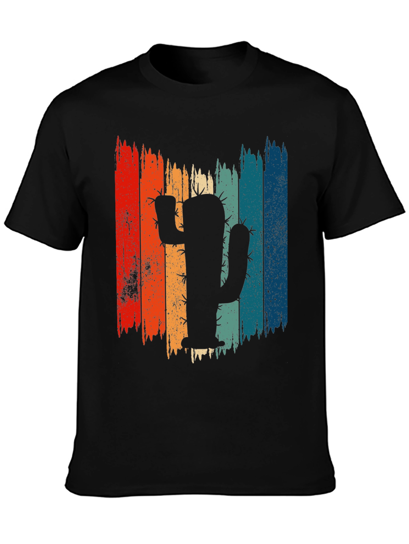 Retro Cactus Graphic Tee - Desert Vibes