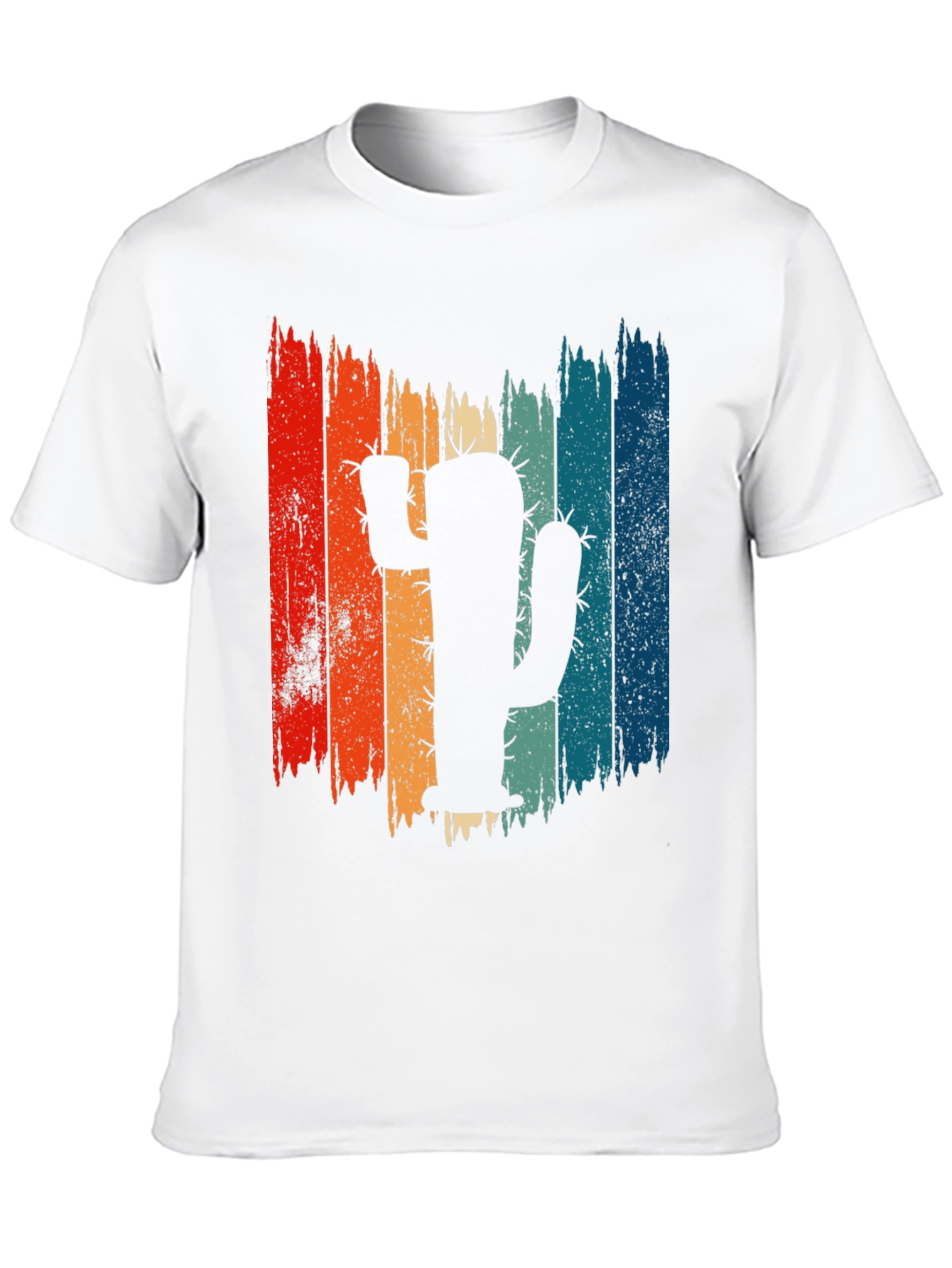 Retro Cactus Graphic Tee - Desert Vibes