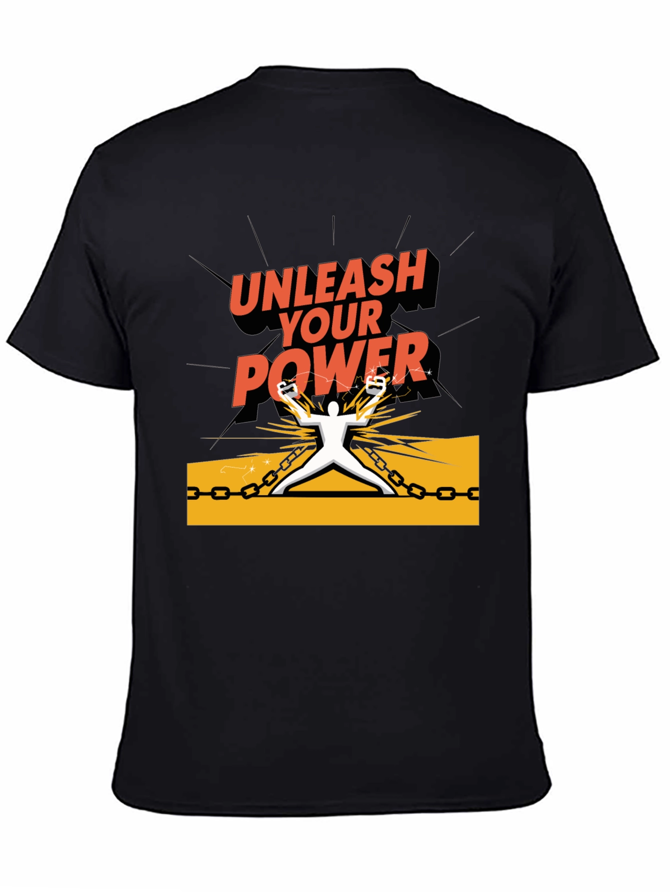 Unleash Your Power Graphic Tee - Black