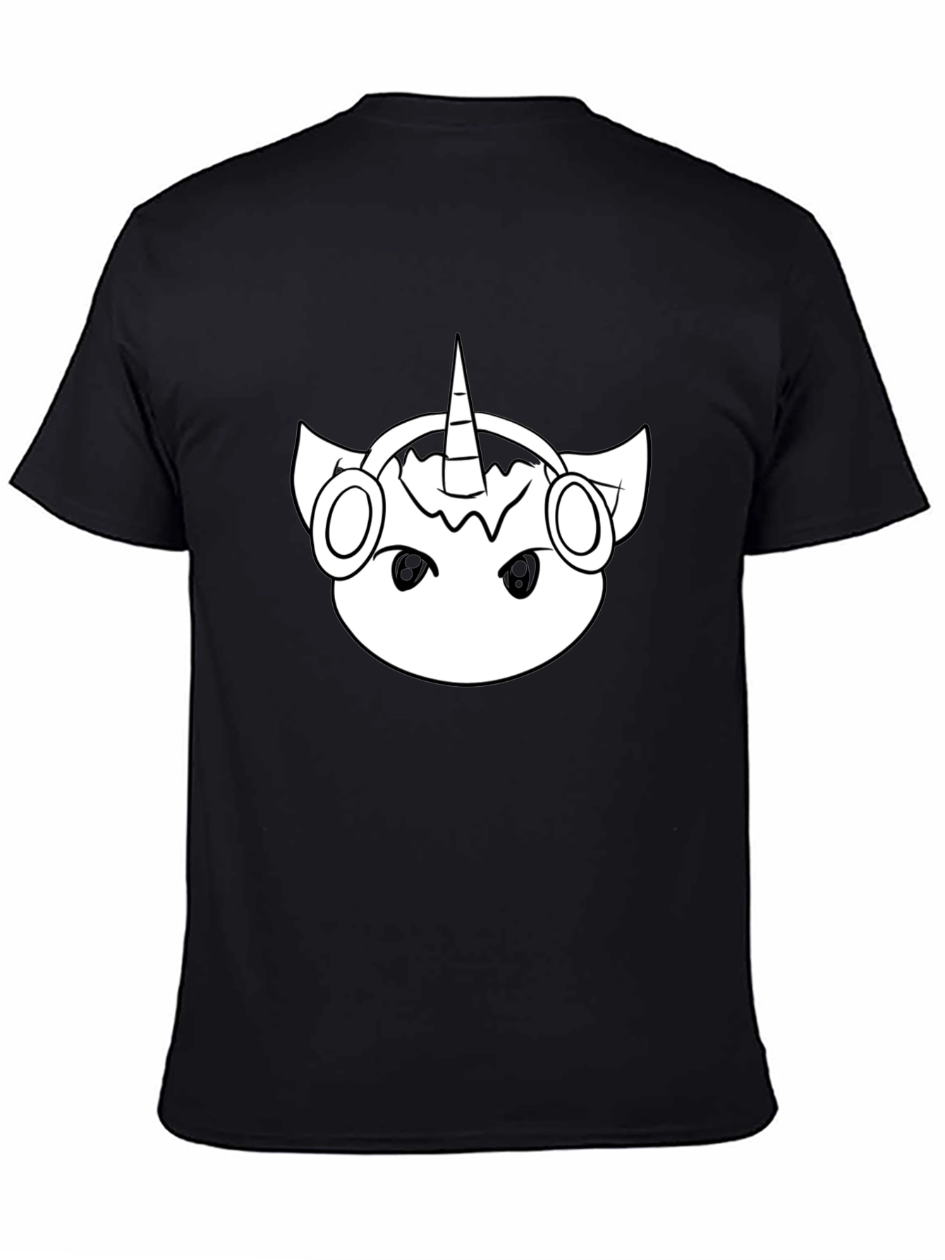 Unicorn DJ Black T-Shirt