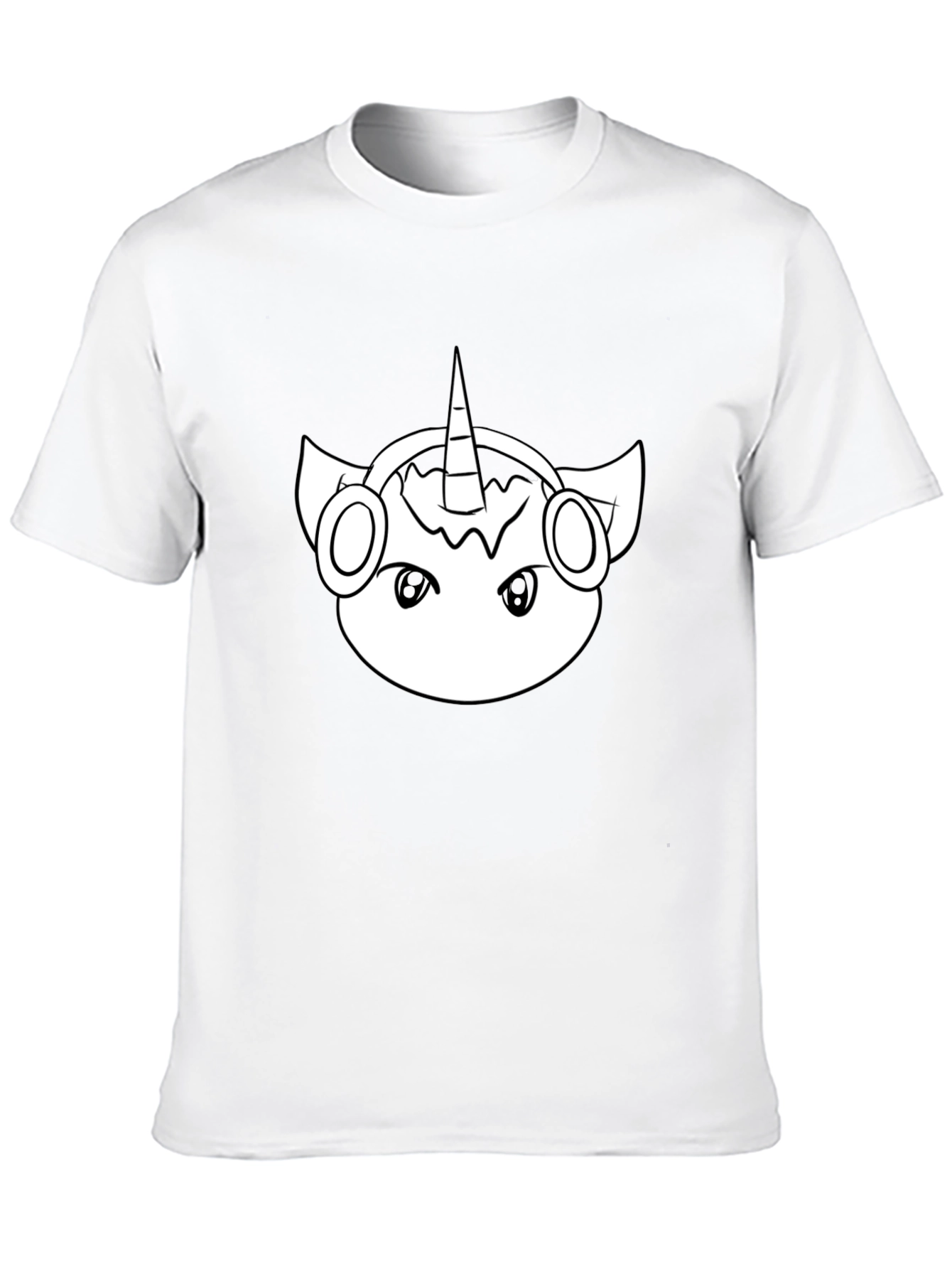 Unicorn DJ Black T-Shirt