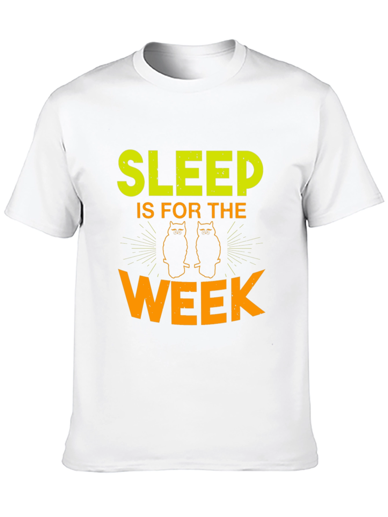 Sleep Is for the Week T-Shirt Owl Graphic