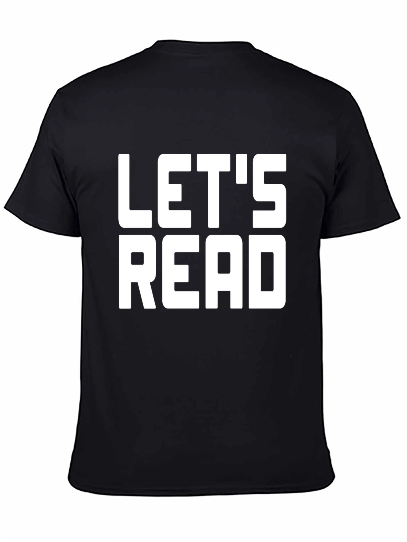 Lets Read Black T-Shirt