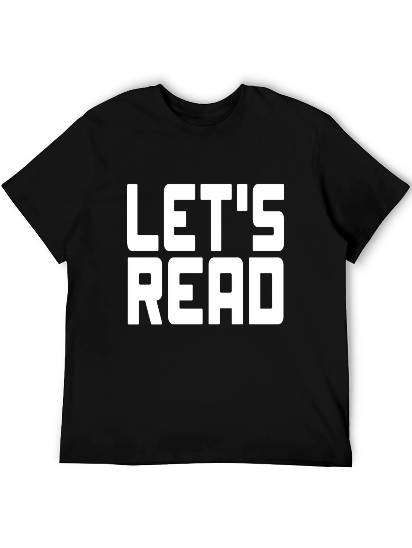 Lets Read Black T-Shirt