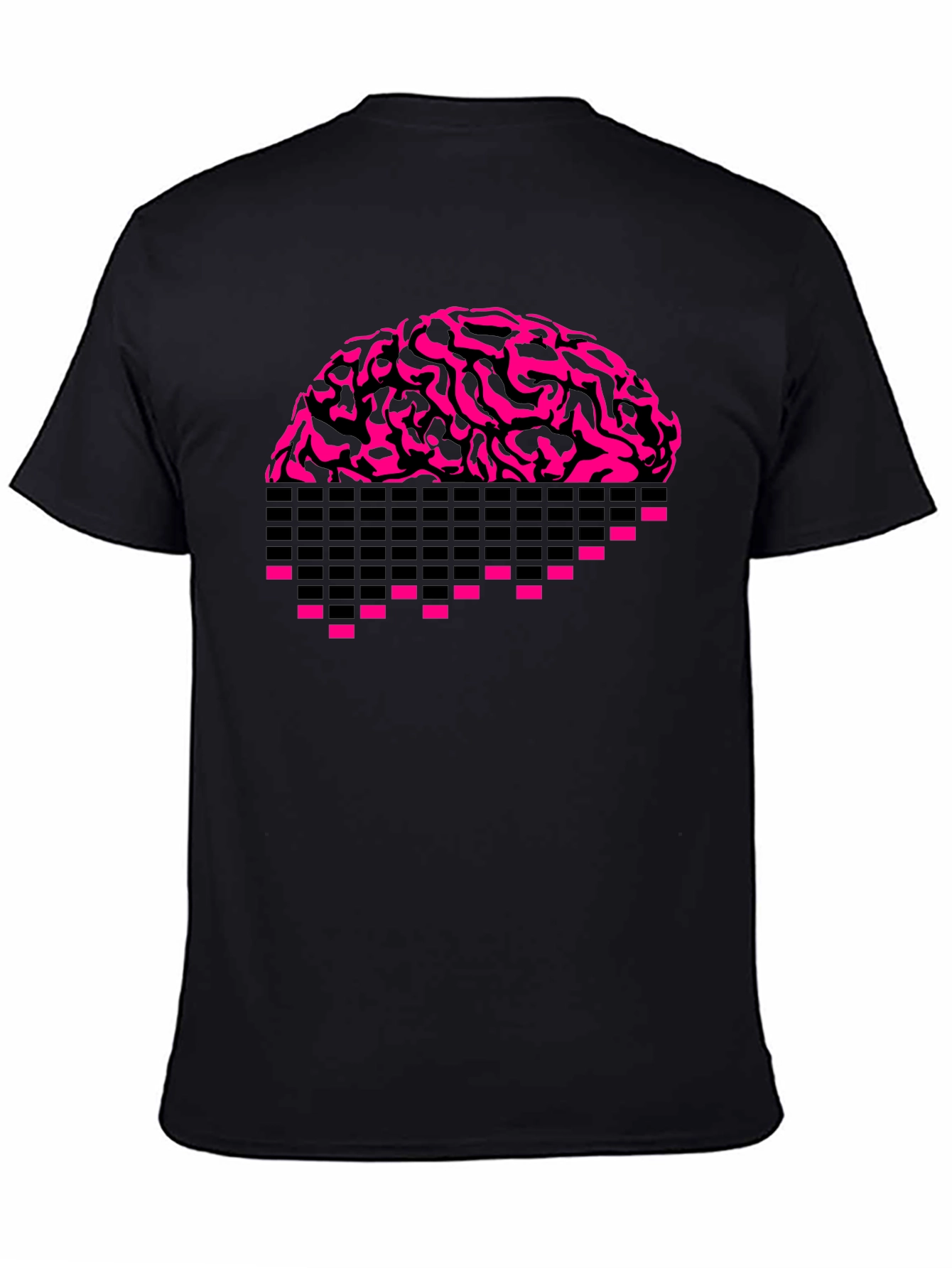 Pixel Brain Black T-Shirt