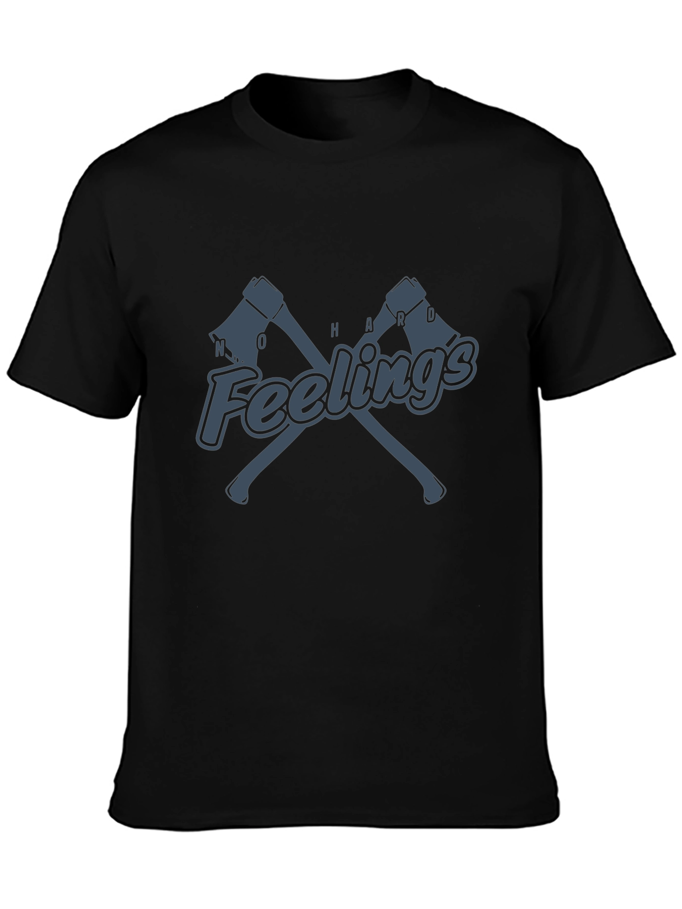 No Hard Feelings Axe T-Shirt - Black