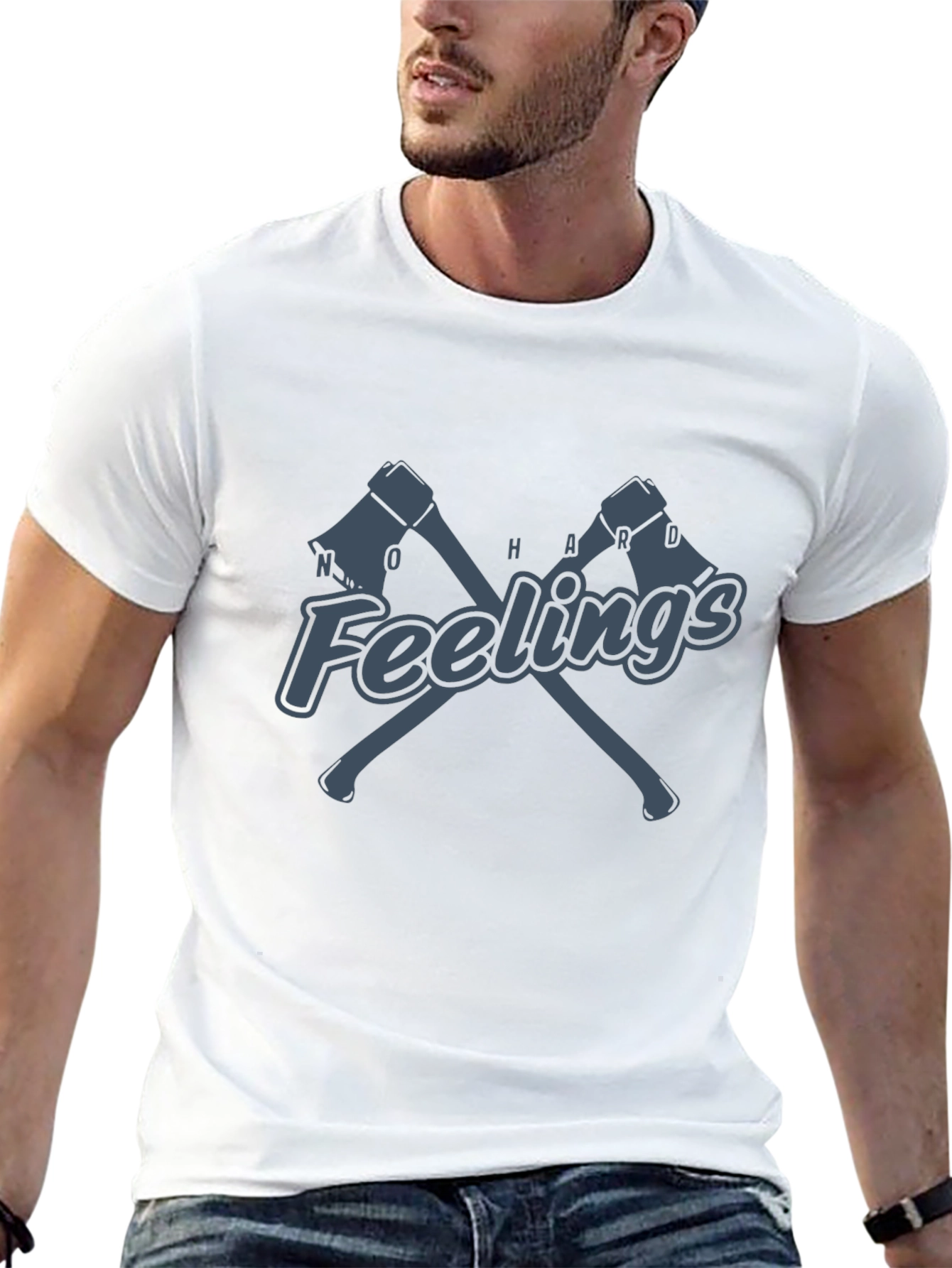 No Hard Feelings Axe T-Shirt - Black