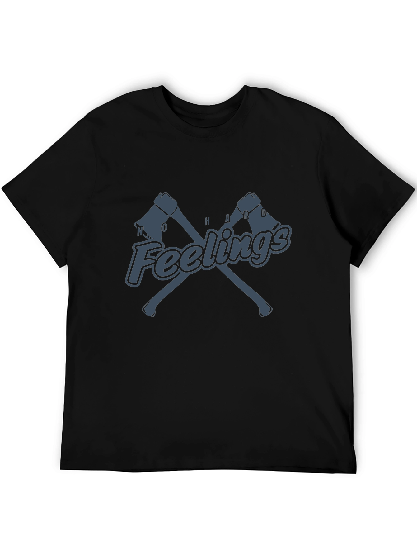 No Hard Feelings Axe T-Shirt - Black