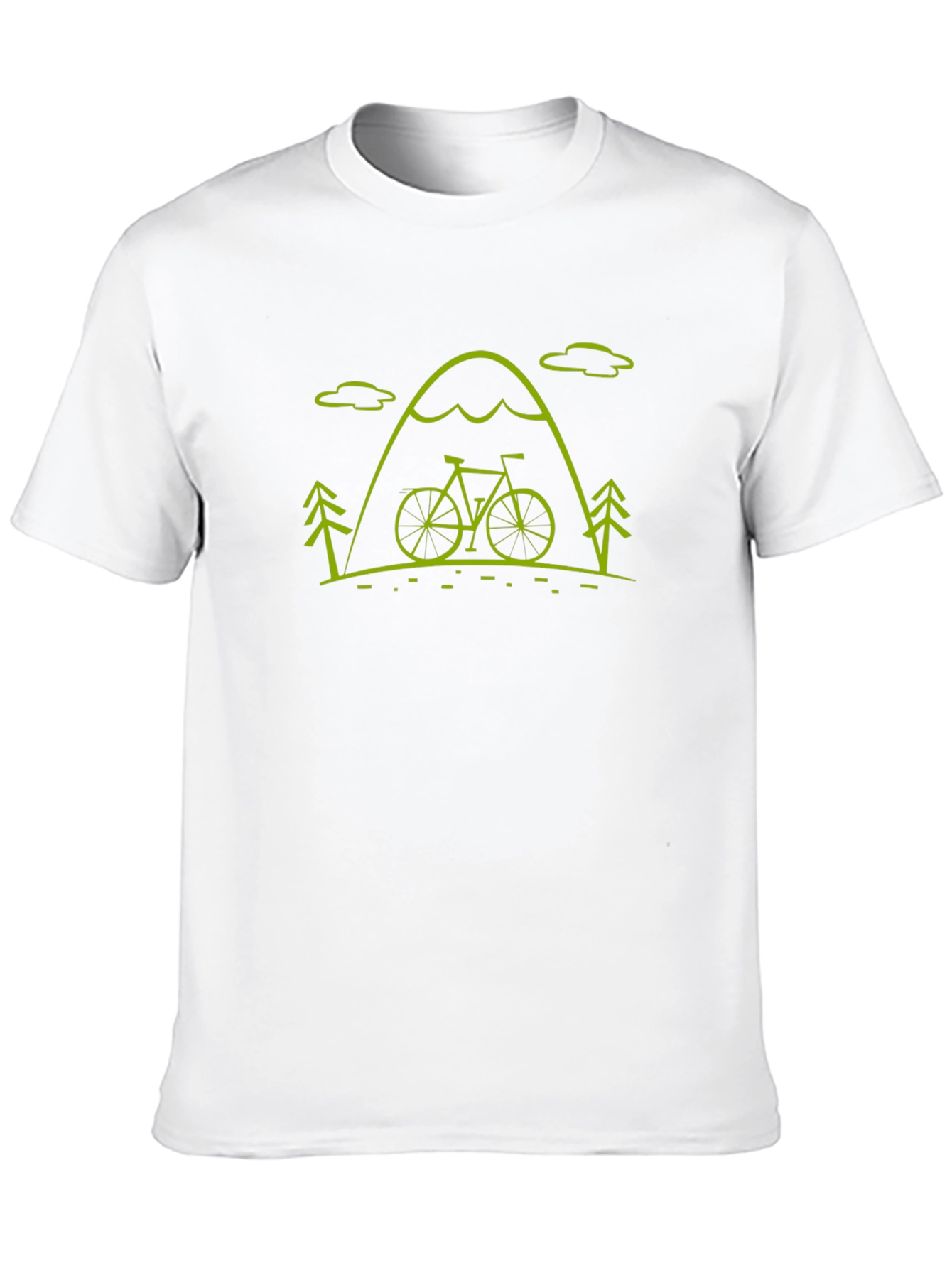 Mountain Bike Graphic Tee - Nature Lover Shirt
