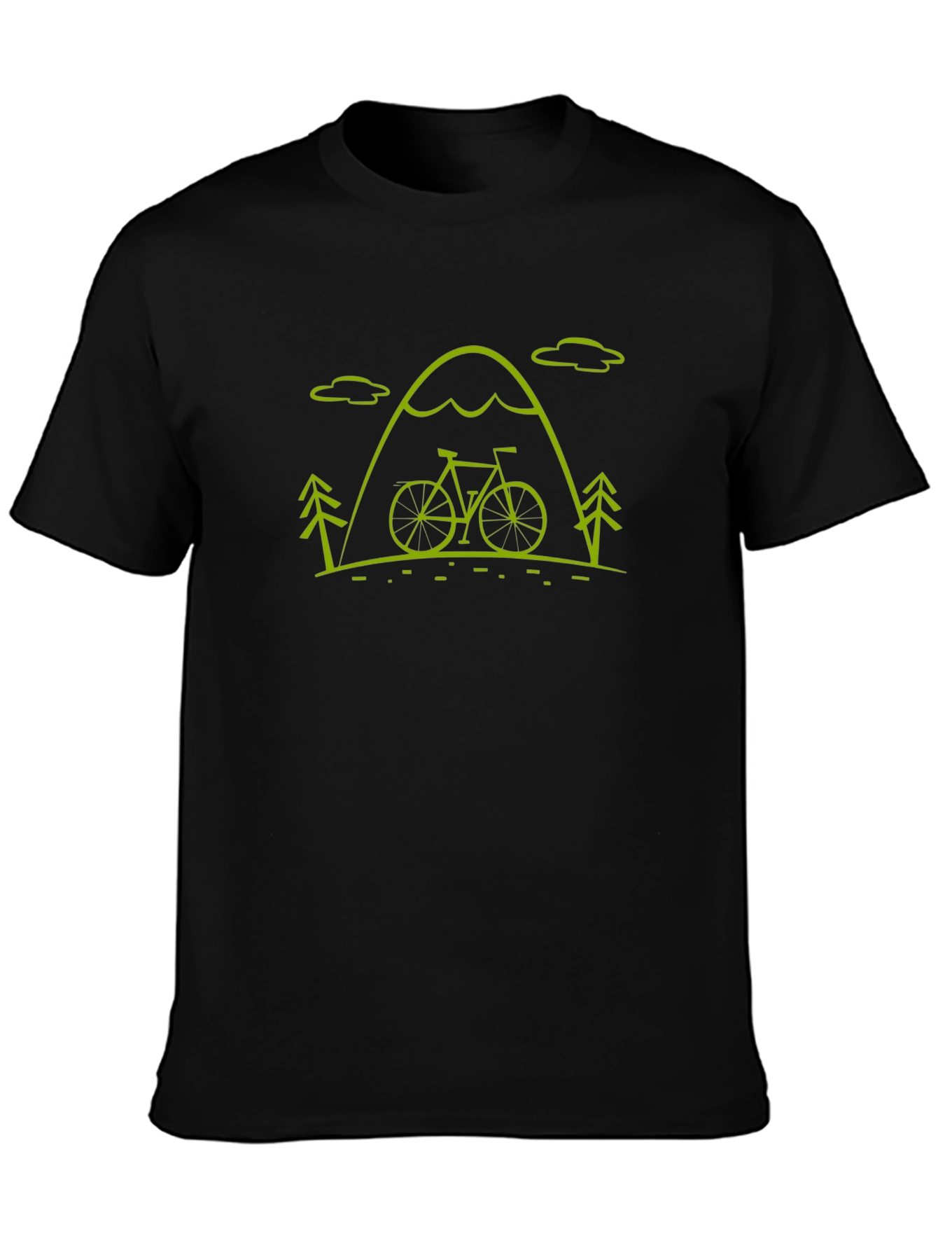 Mountain Bike Graphic Tee - Nature Lover Shirt