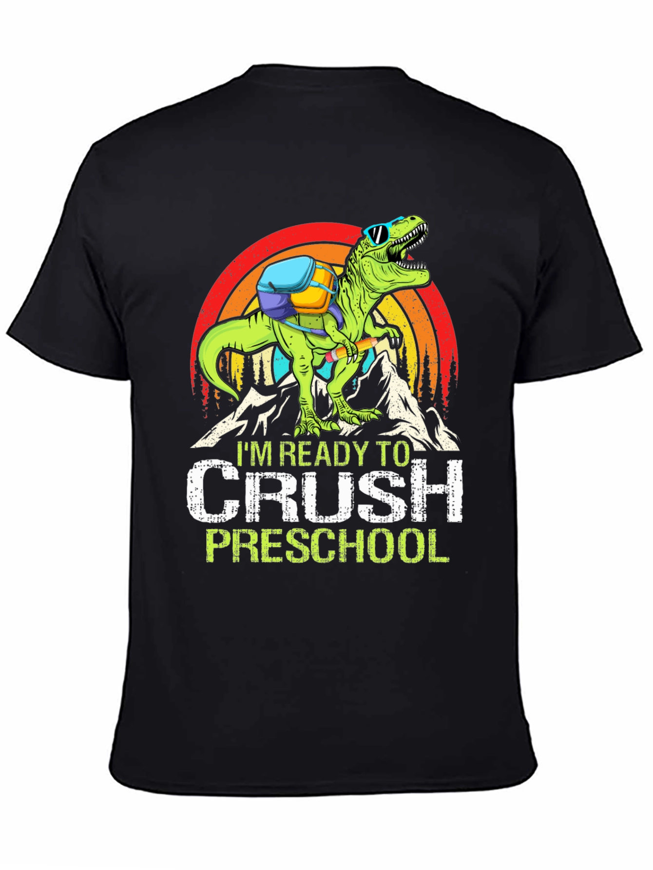 Crush Preschool T-Shirt - Dinosaur Back to School Tee